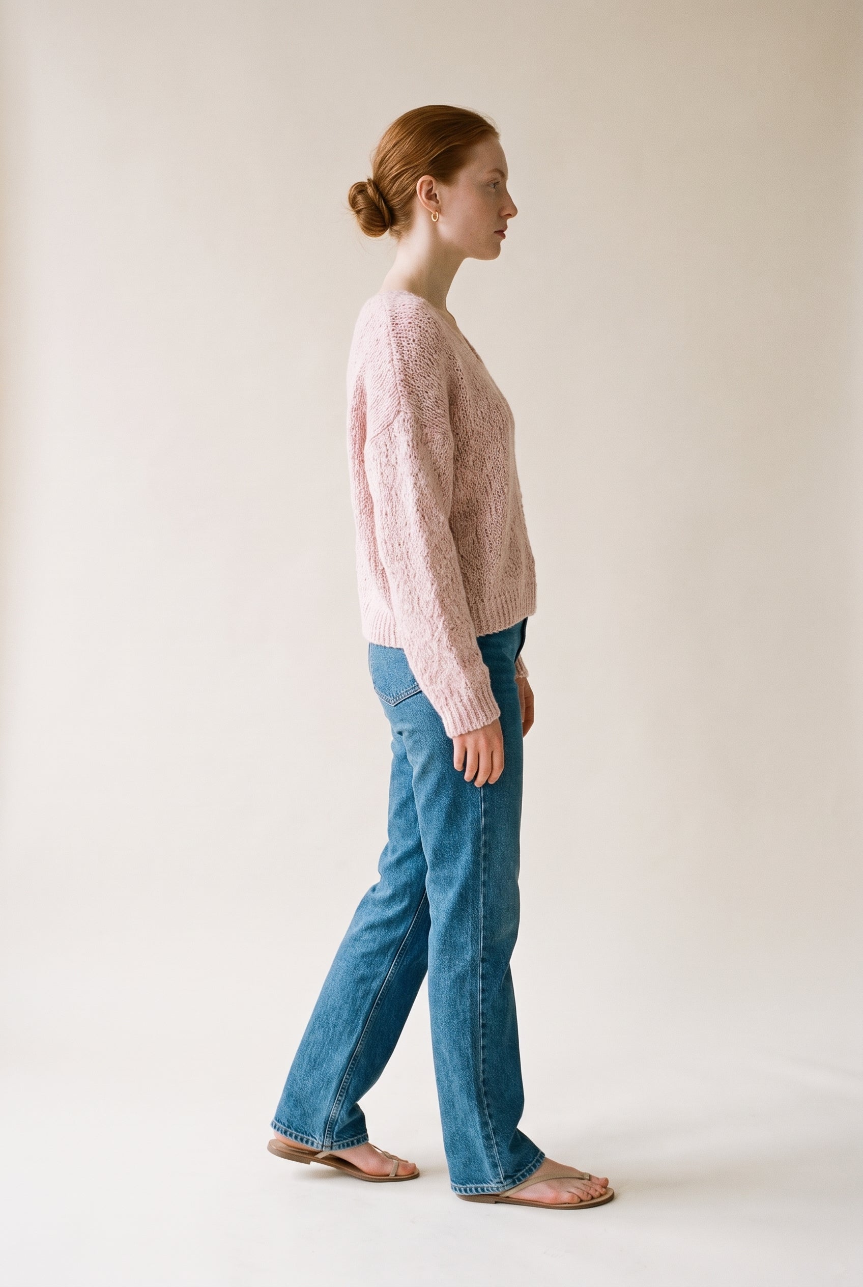 Pull en maille popcorn