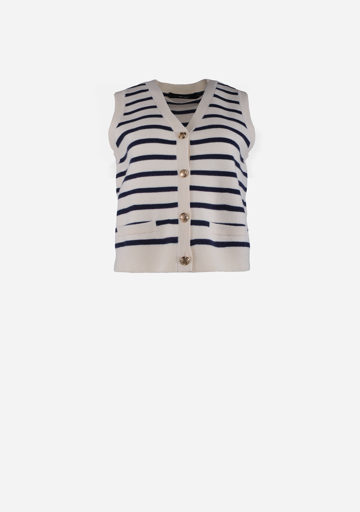 VM Saba V-Neck Button Vest