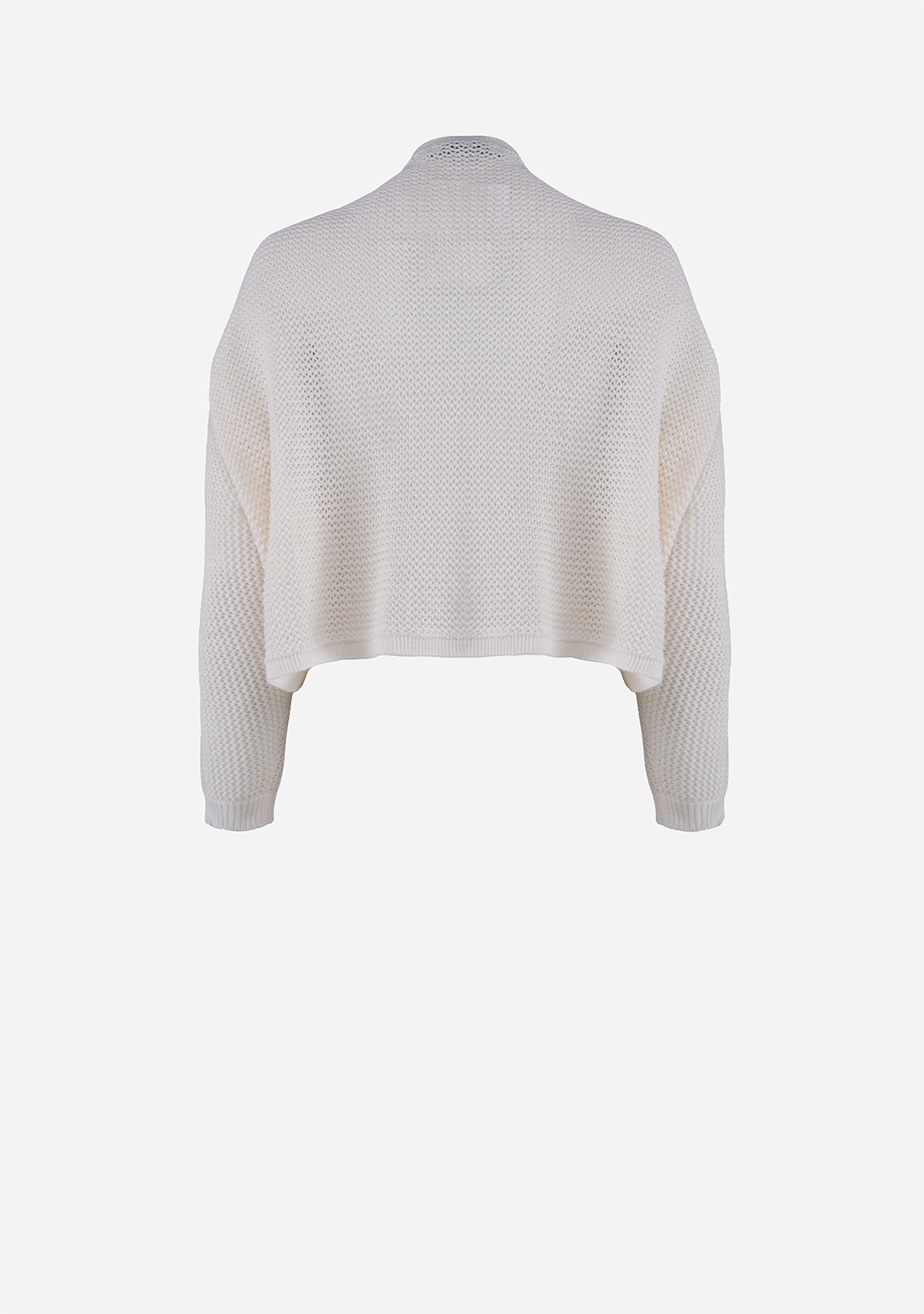Light Weight Knitted Cardigan White