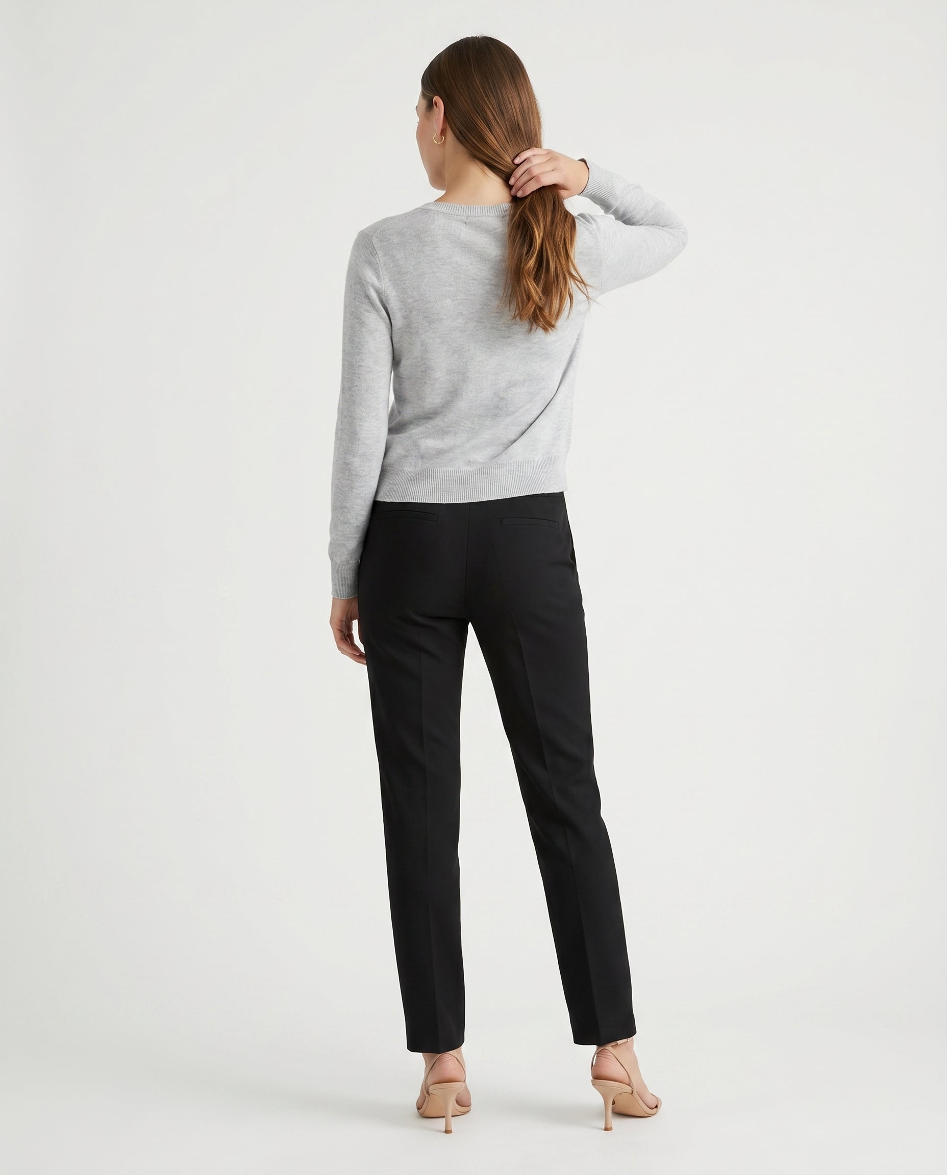 Gilet classique à boutons gris