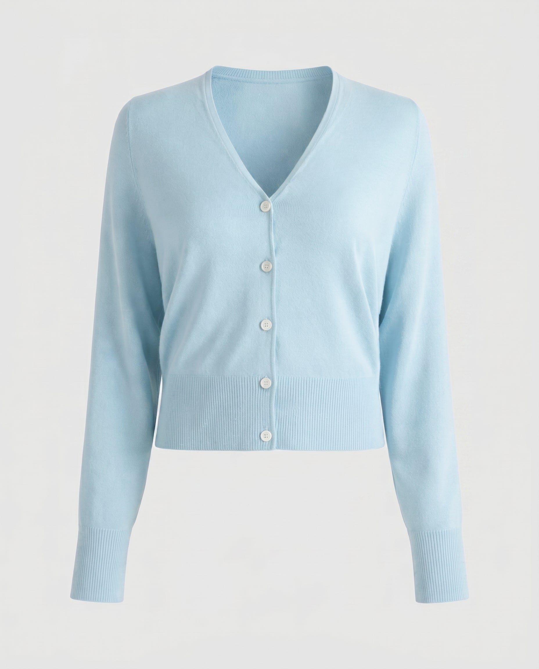 Essential Knit Cardigan Aqua