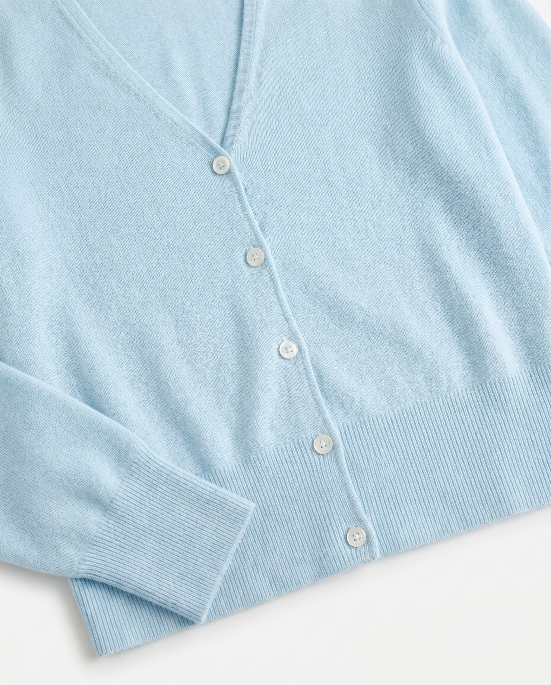 Essential Knit Cardigan Aqua