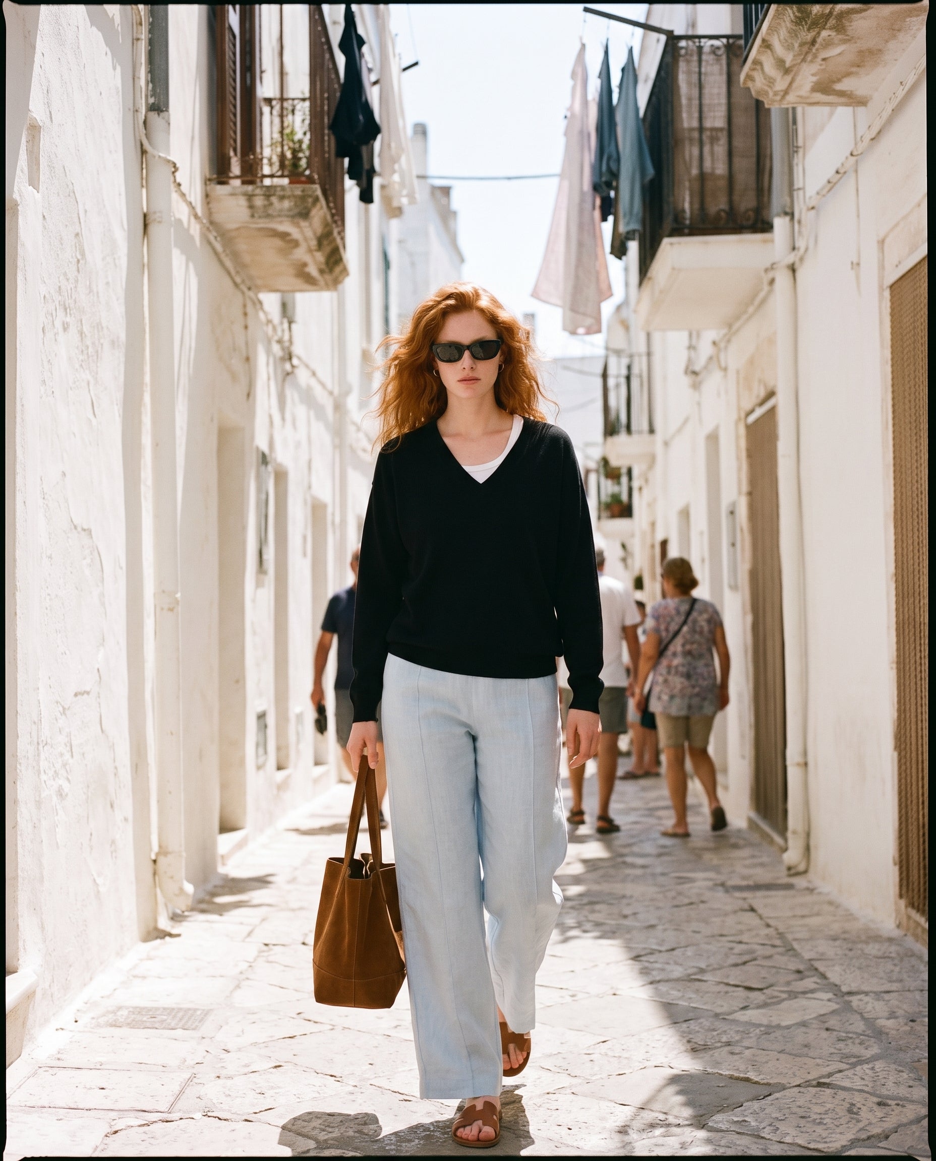 Elizabeth LS VNeck Sweater
