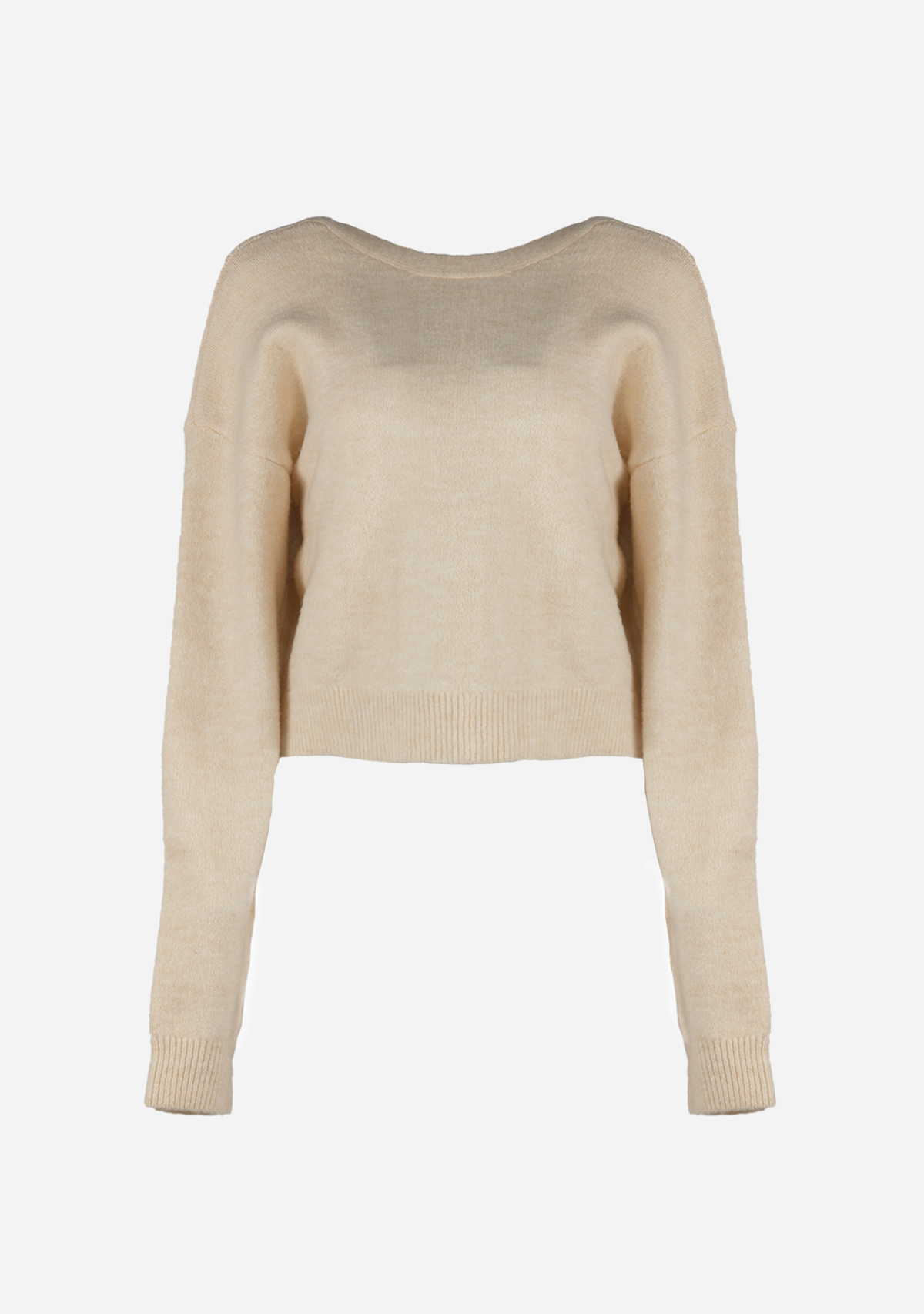 Back Bow Knit Top