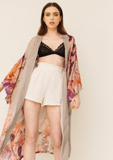 Orchid and Iris Robe