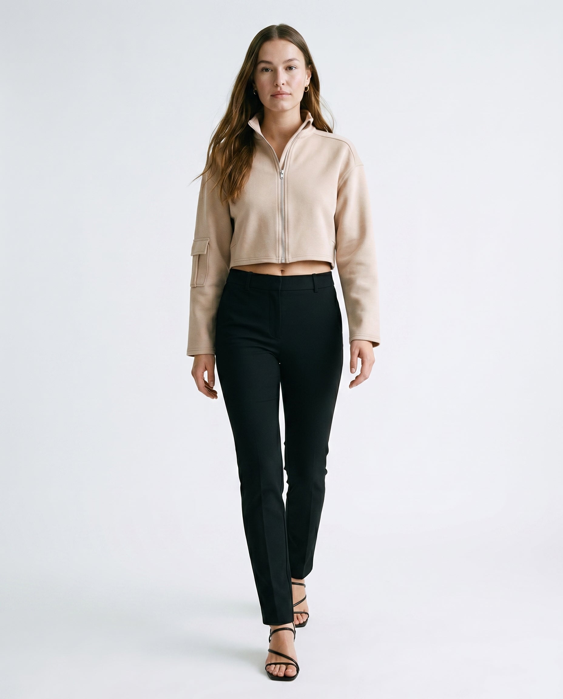Bomber Jacket Beige