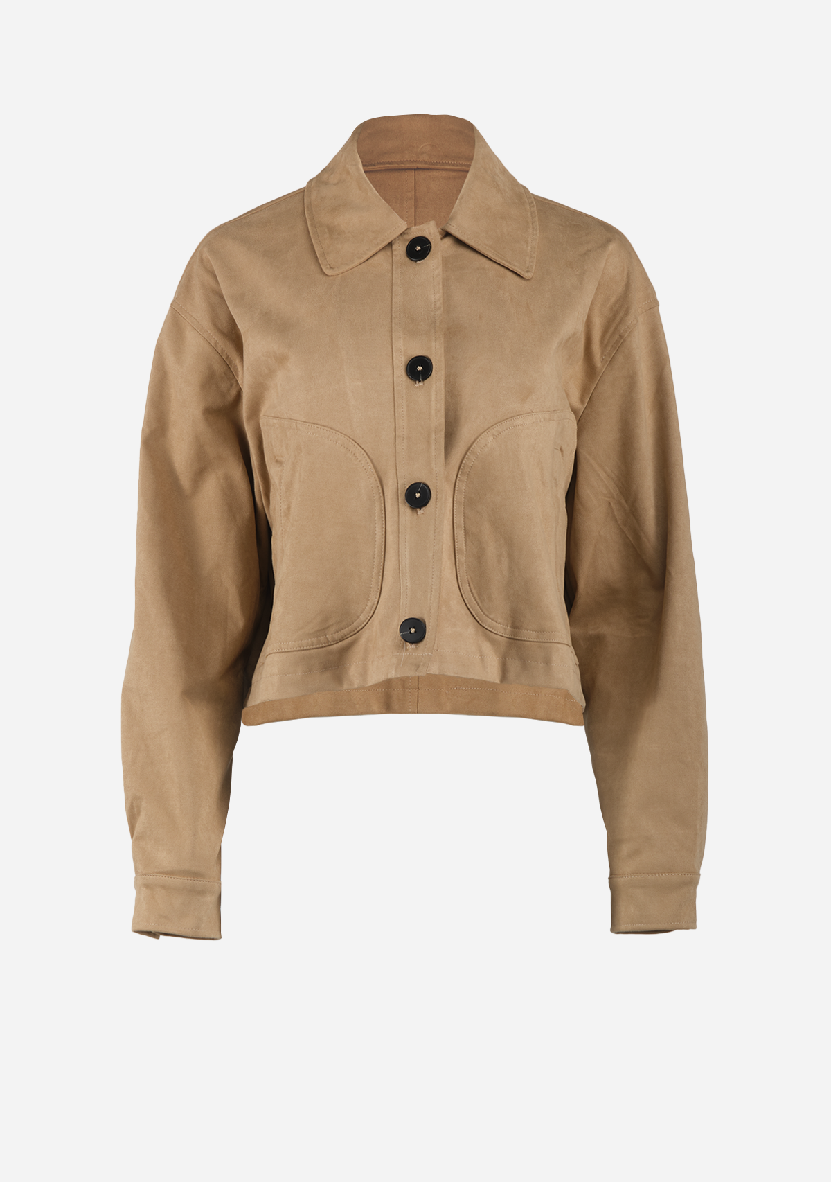 Classic Camel Collared Jacket Camel