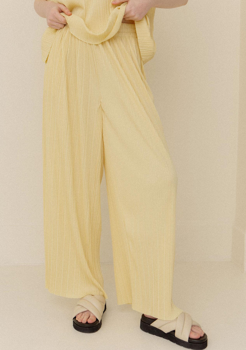 Oliver Pleated Wide Leg Pant