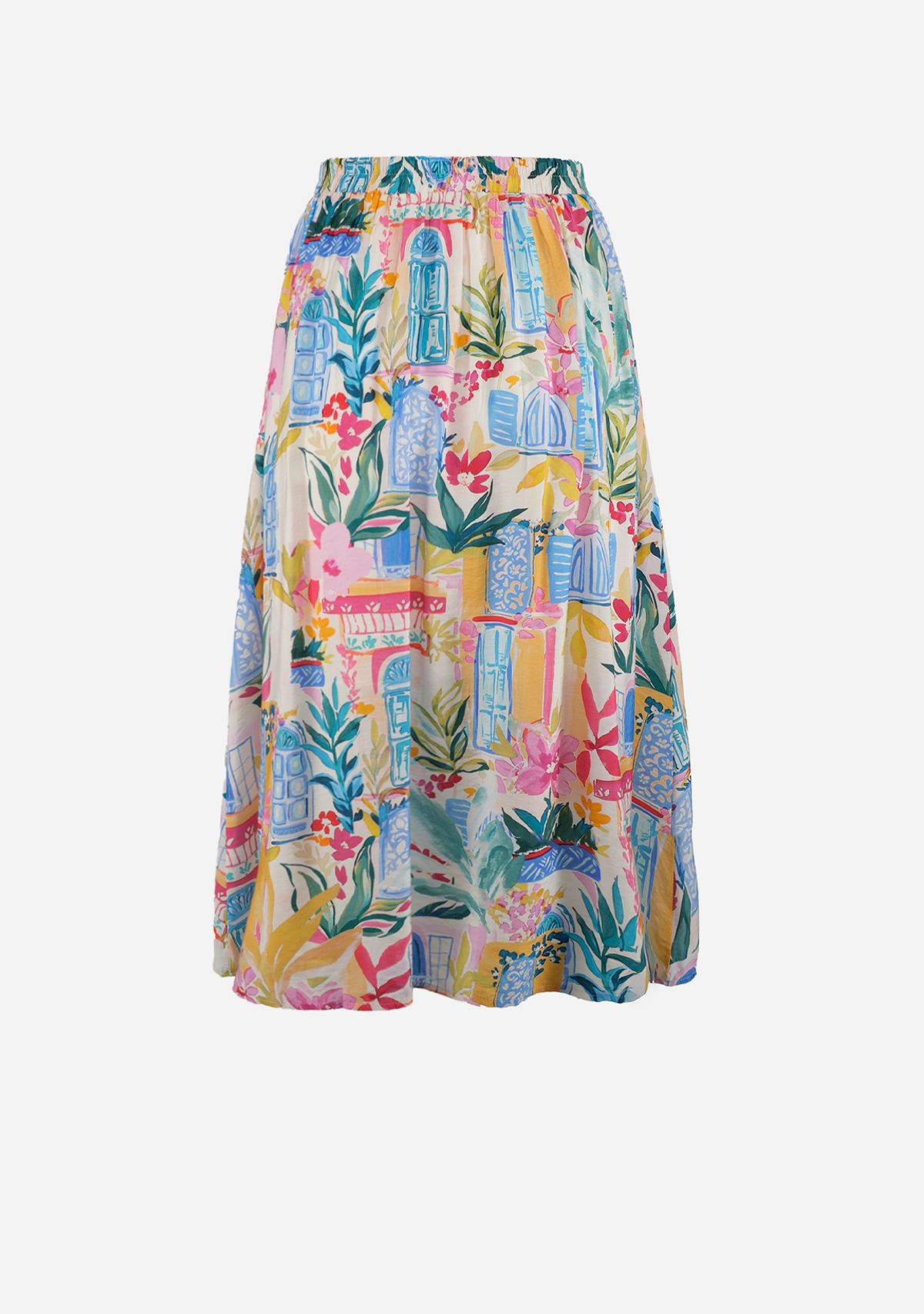 Long Summer Front Button Midi Skirt Sweet Dreams