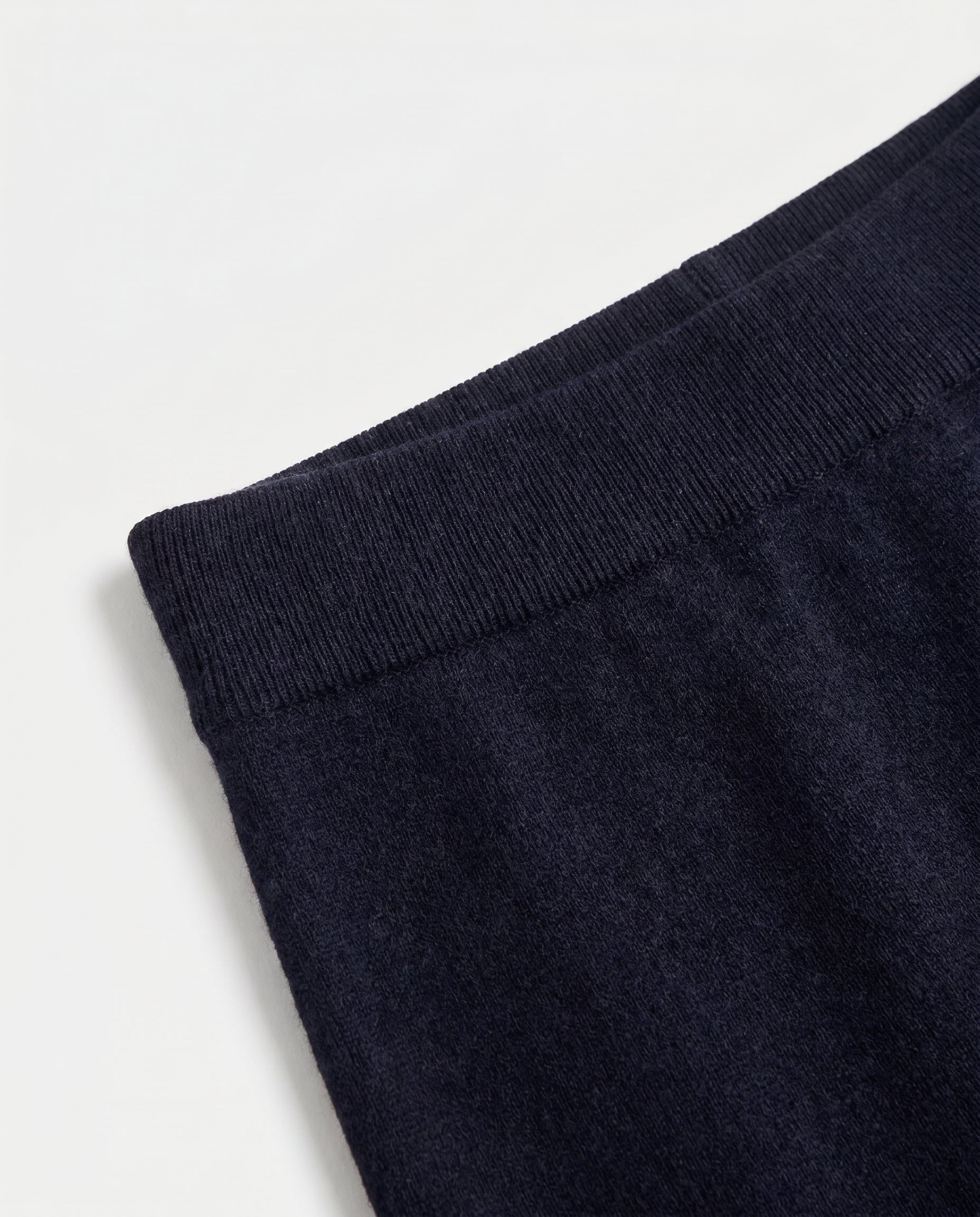 Knit Maxi Skirt Navy