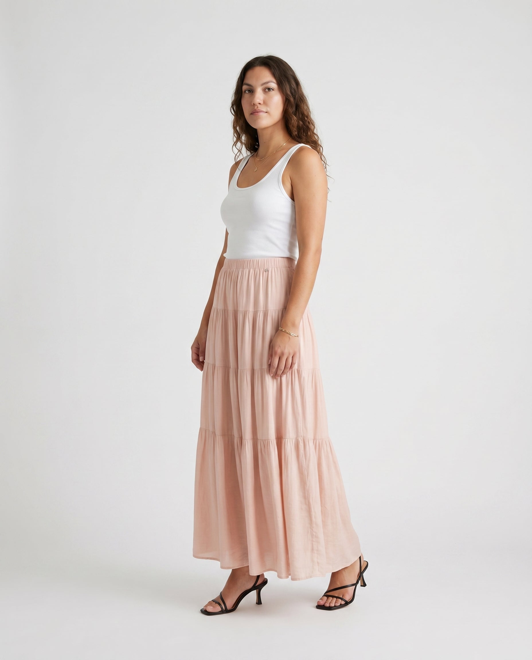 Desert Pleat Skirt Light Khaki