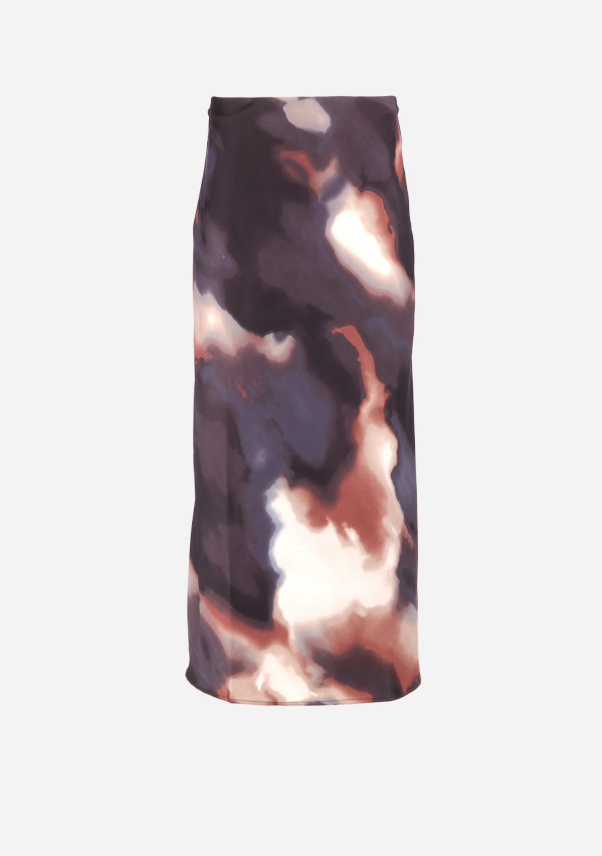 VMJoa Hw Ankle Skirt Pr Wvn Ga Black Mood Indigo