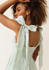 Jacquard Fit & Flare Mini Dress