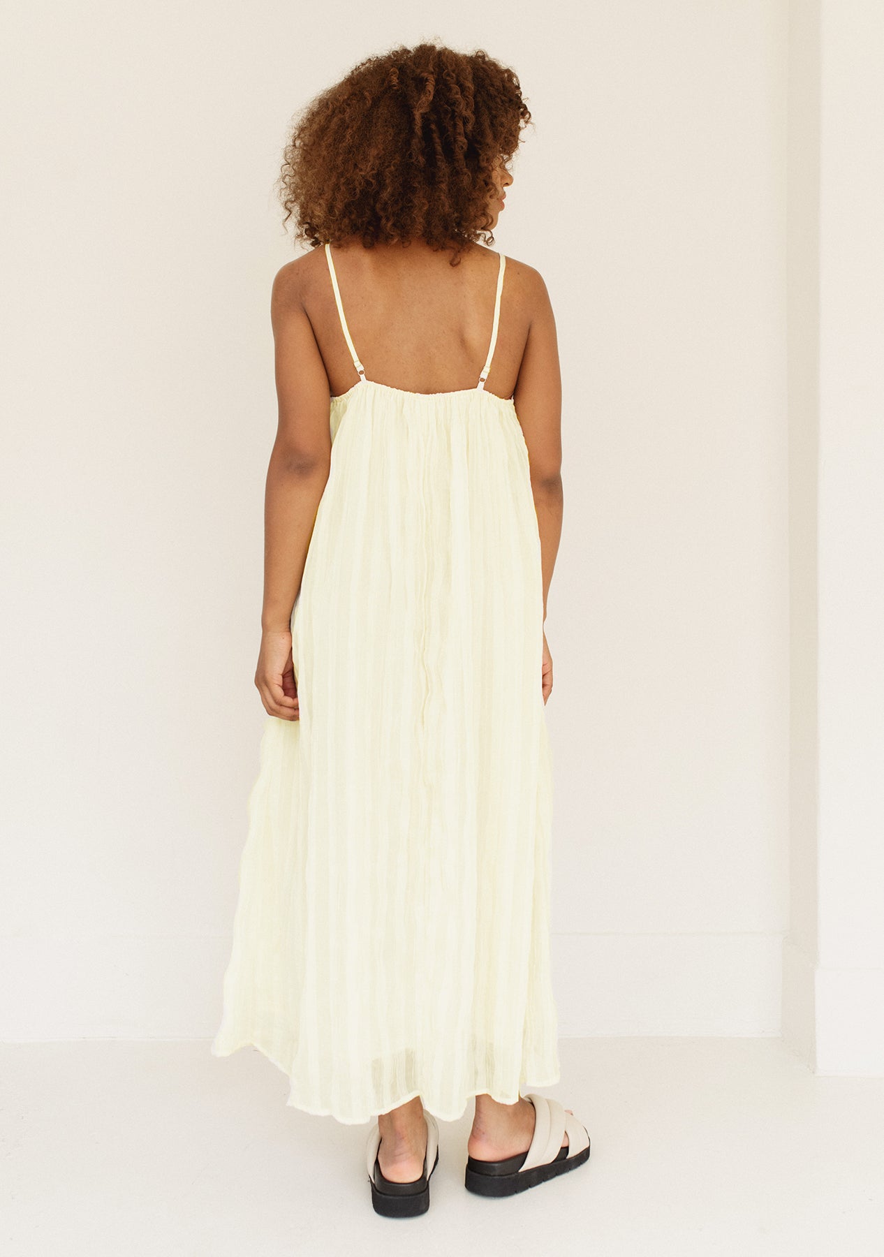 All saints cream store dress