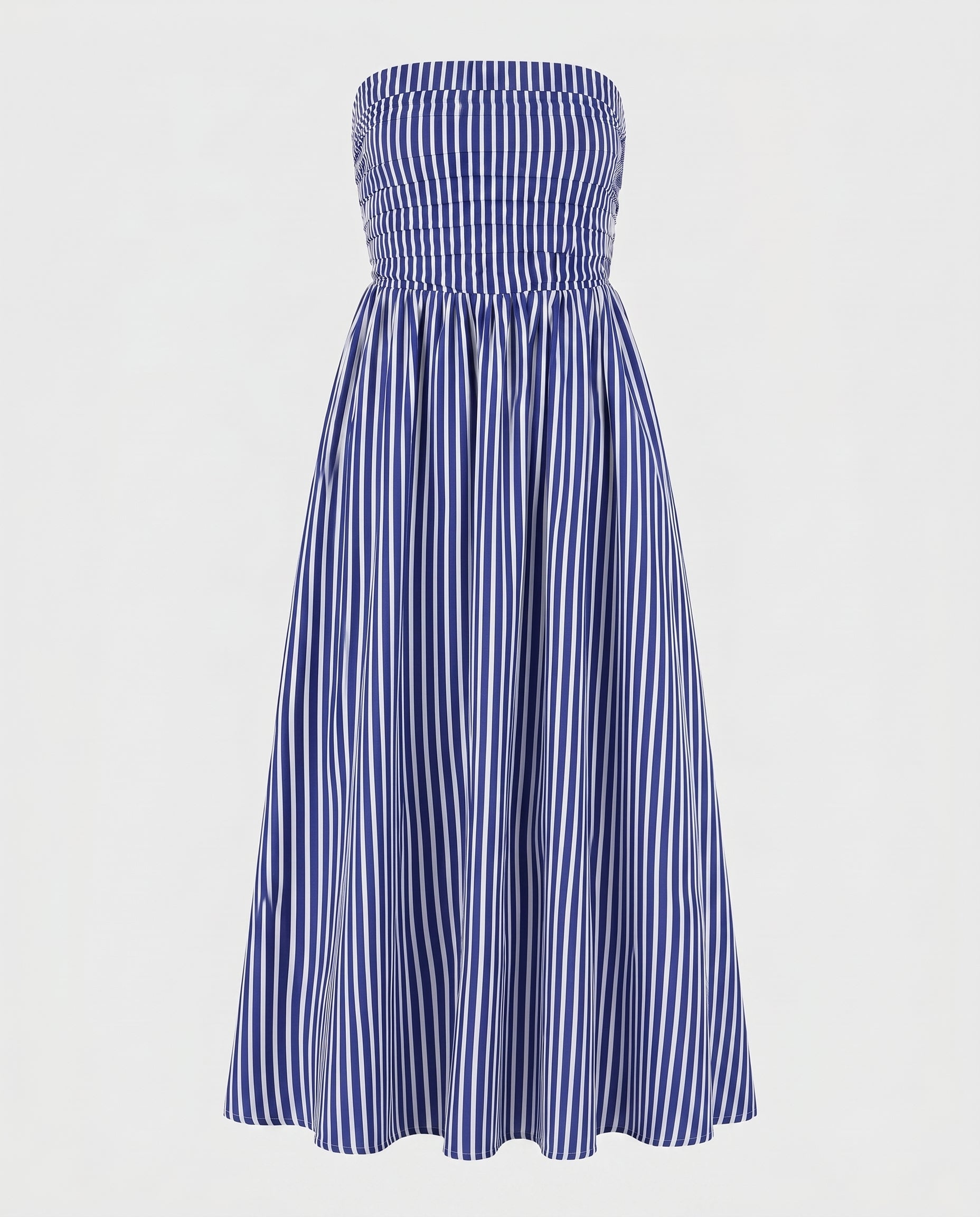 Promenade Dress Denim Blue