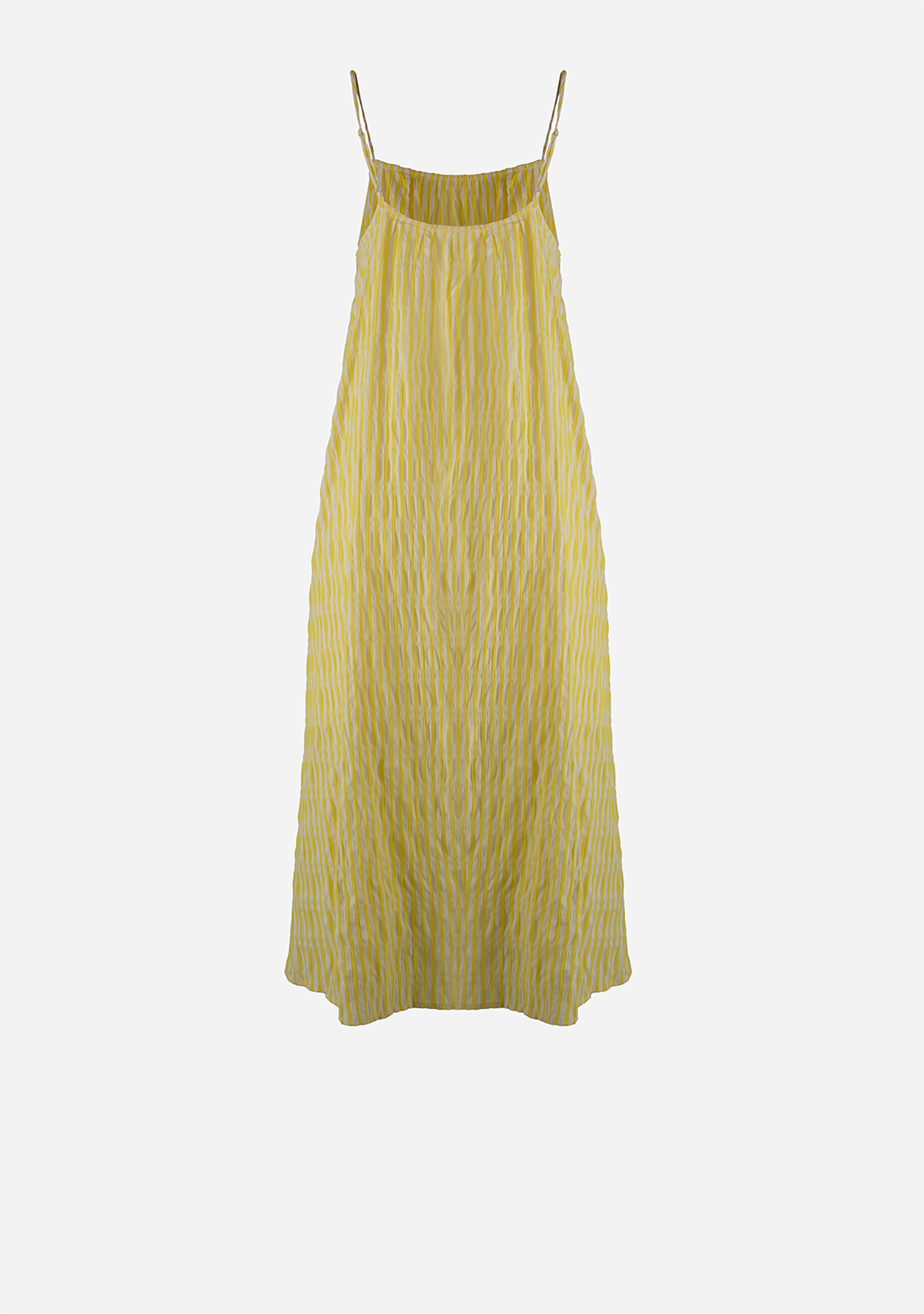 Paseos Striped Dress Yellow