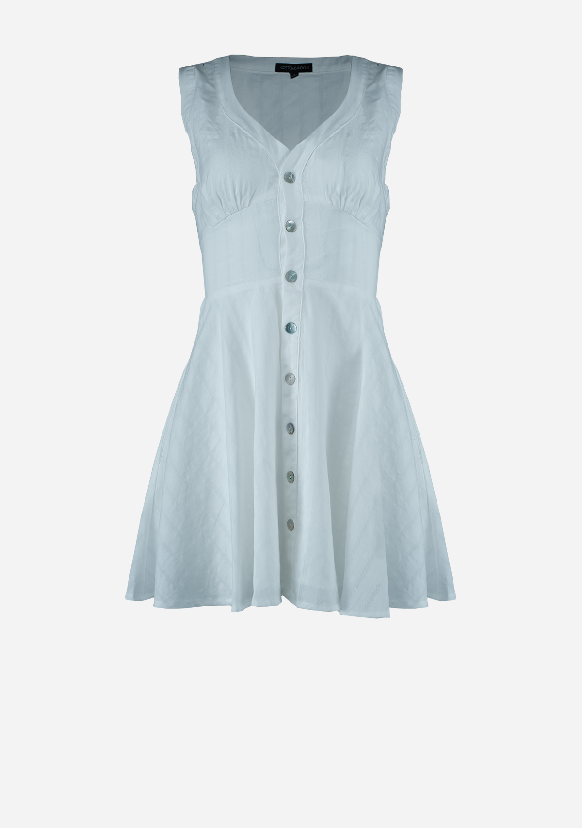 Summer Whispers Wrap Dress White