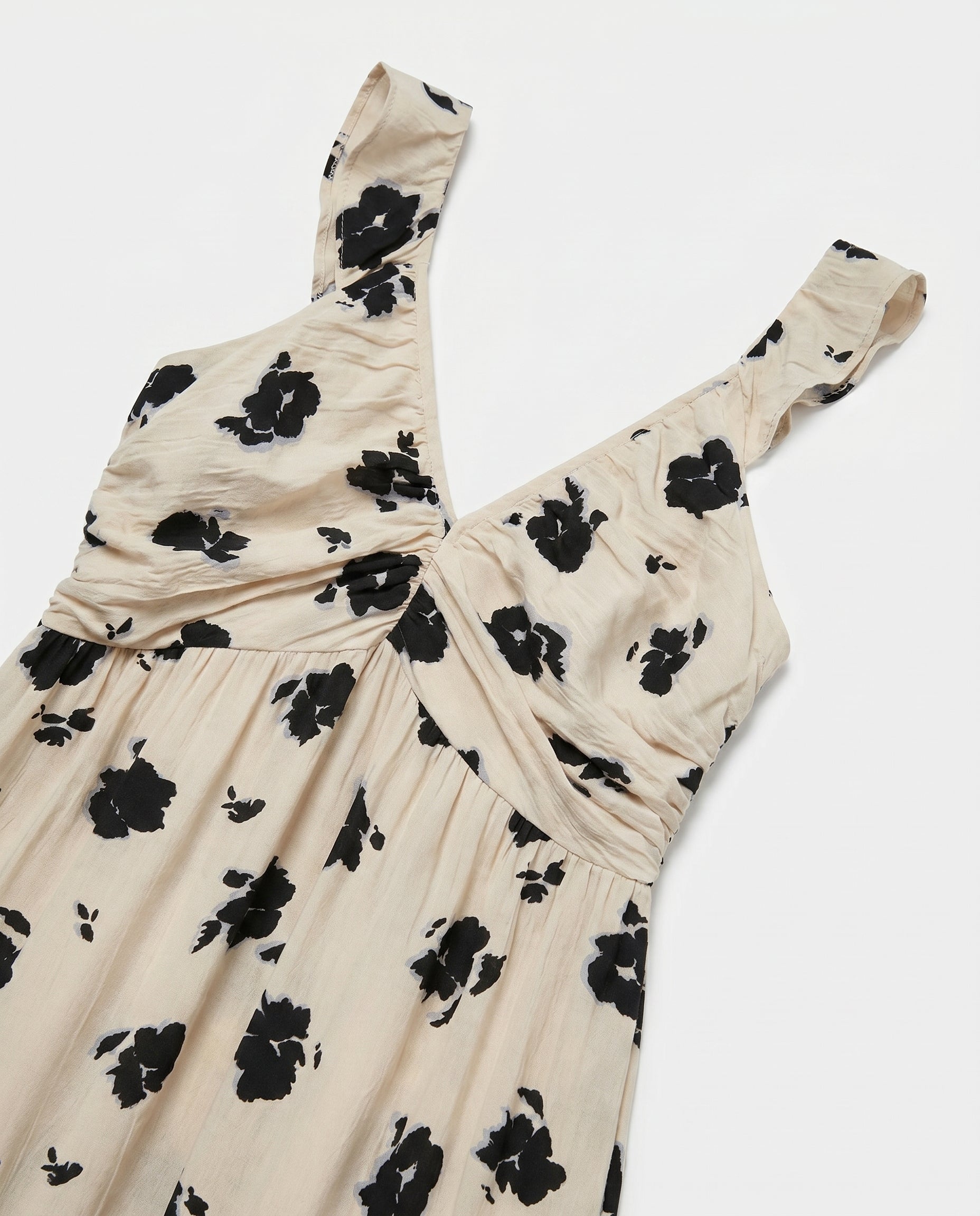 Vmdicthe Sl Frill Ankle Dress Pumice Stone Alma