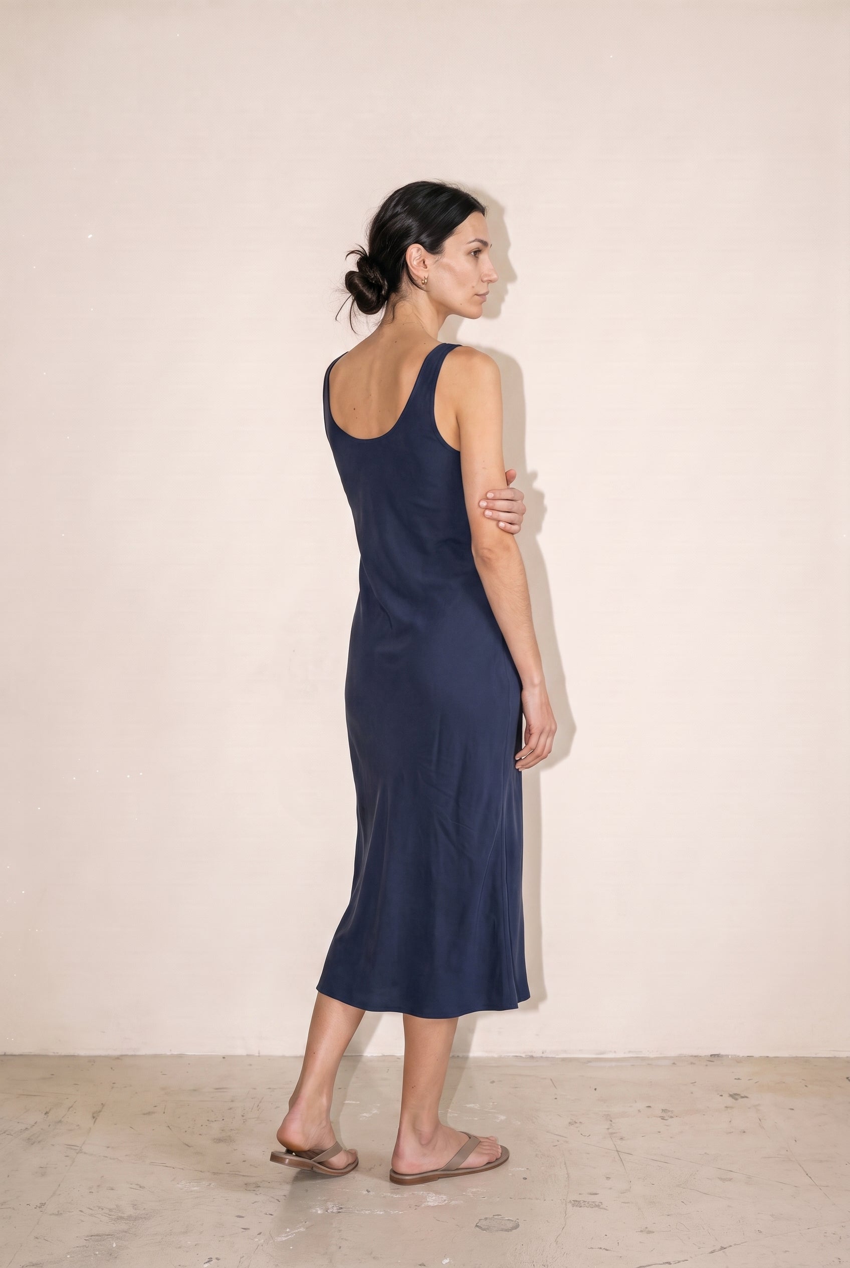 Jacqueline Dress Washed Navy