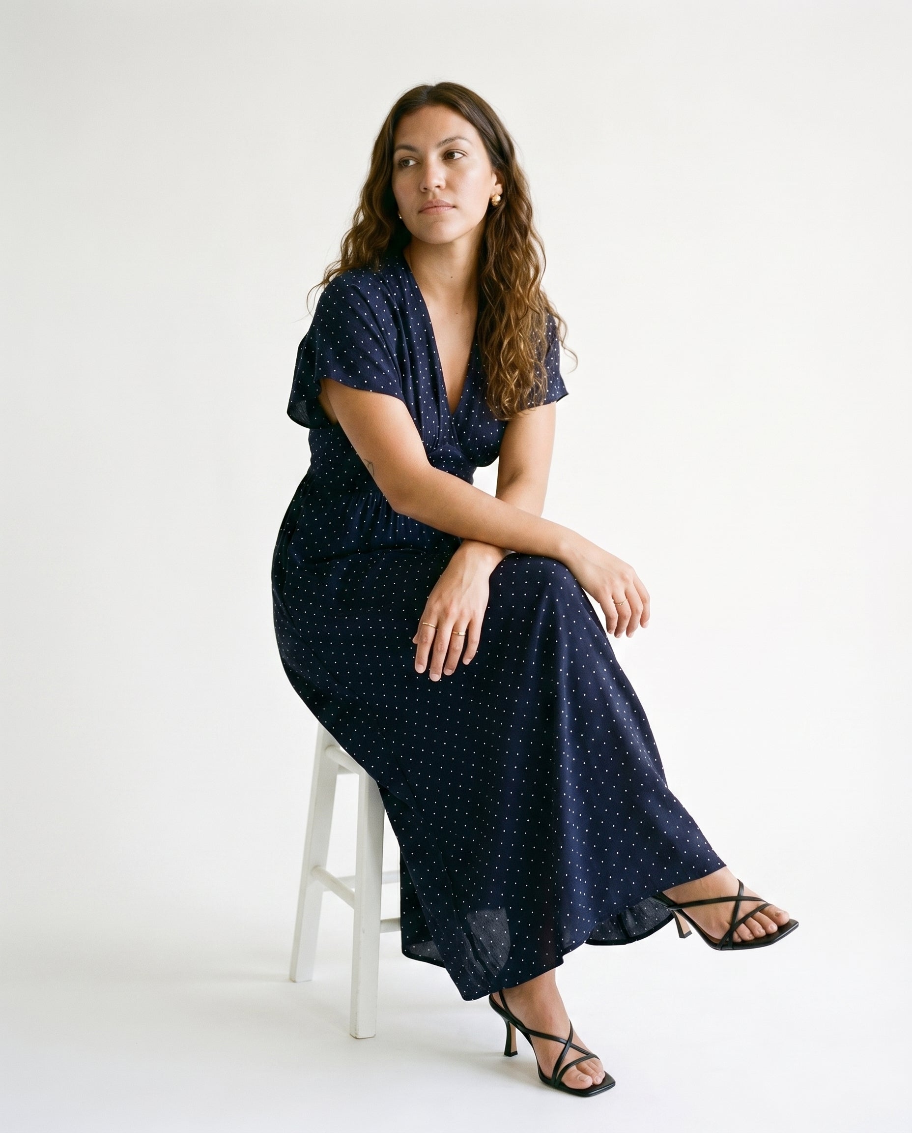 Maxi Dress Navy Blue