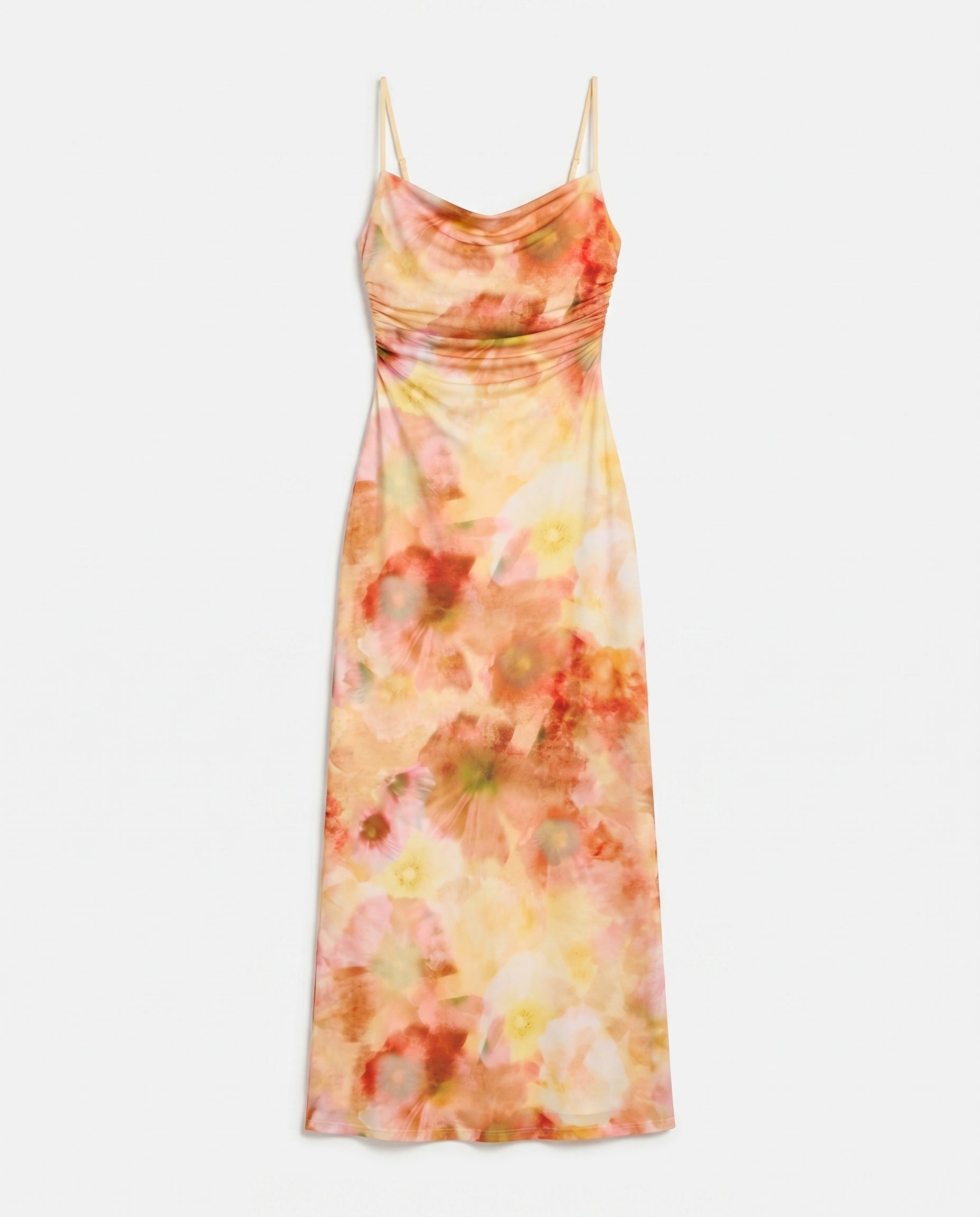 Aria Mesh Maxi Dress Watercolour Floral