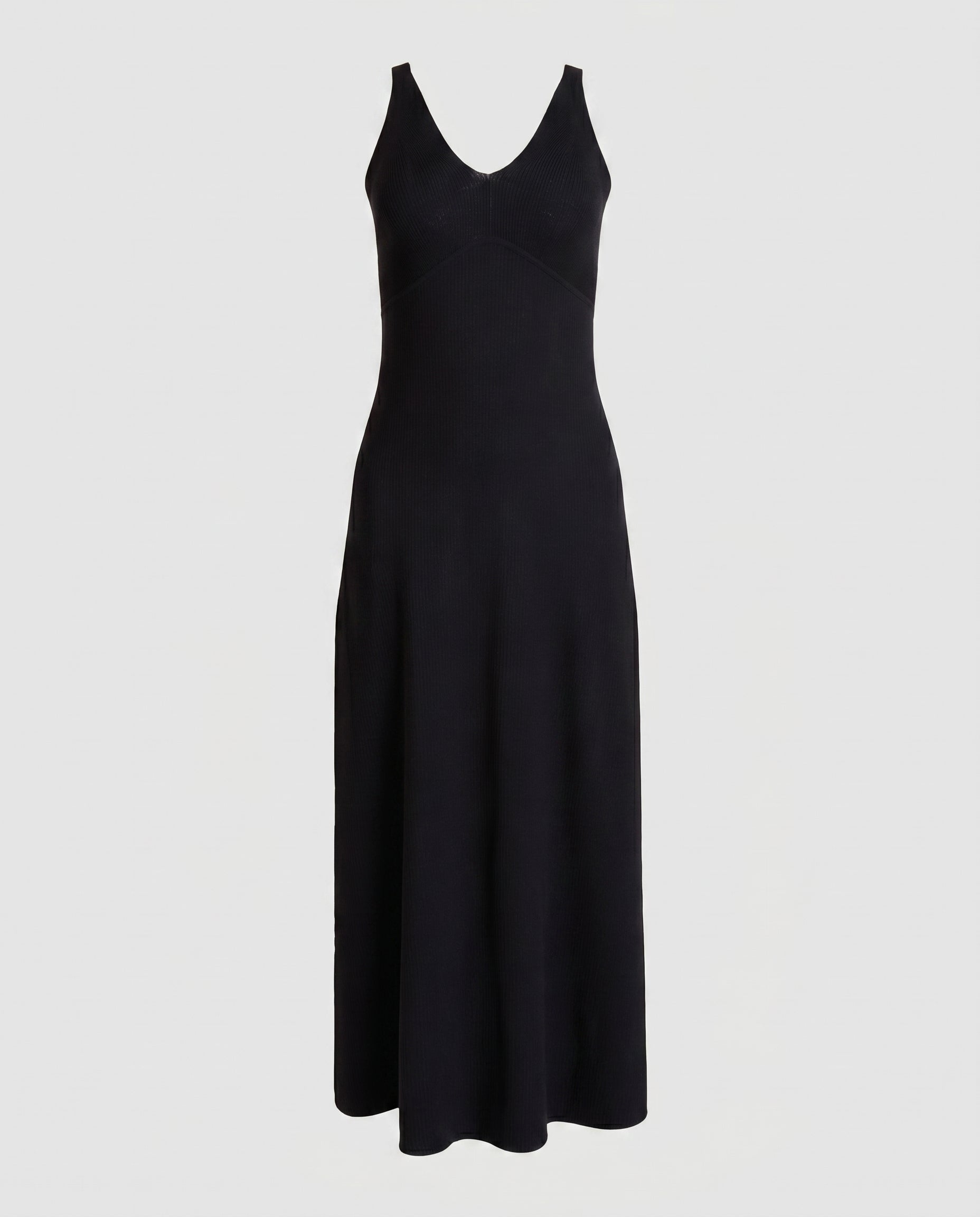 Robe nuisette midi à col en V