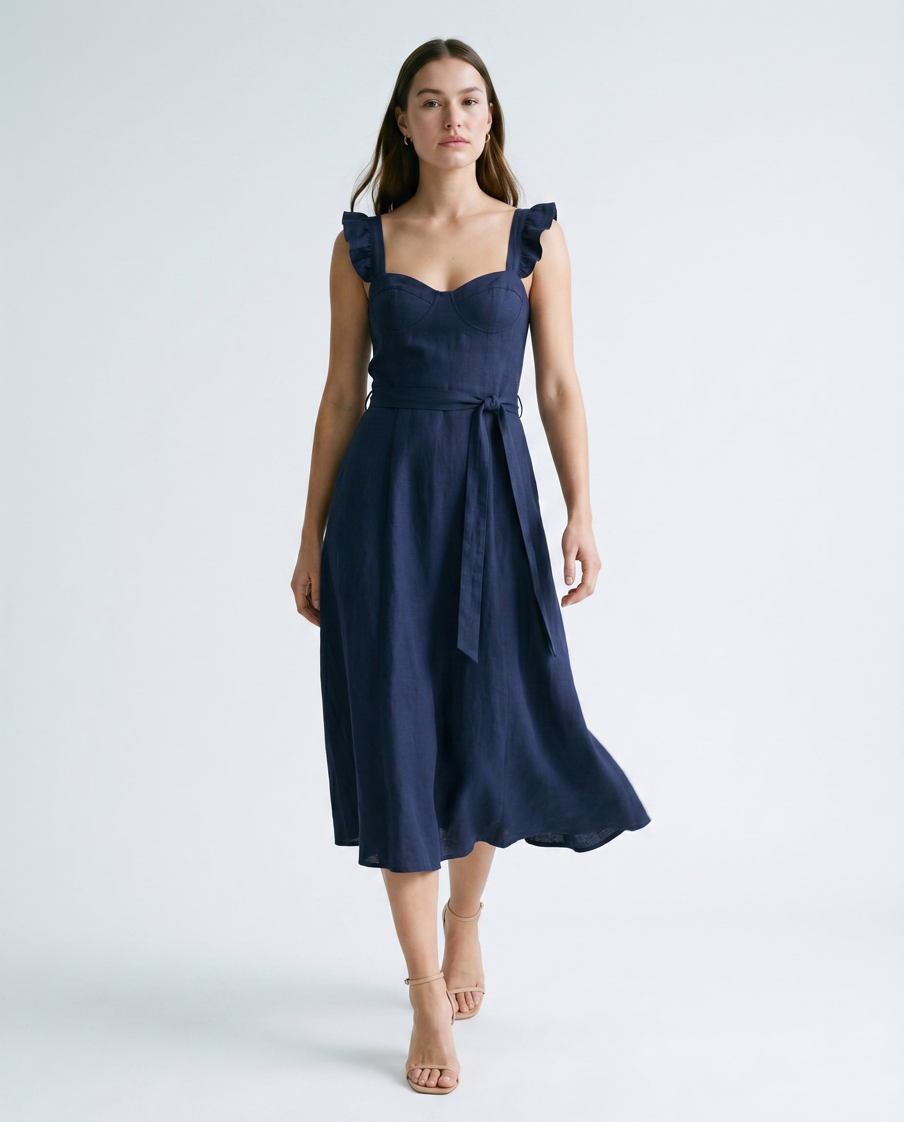 Corset Flutter Dress
