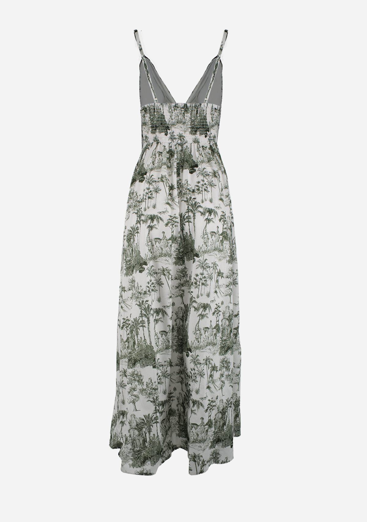 Thin Strap Smocked Back Waisted Maxi Dress