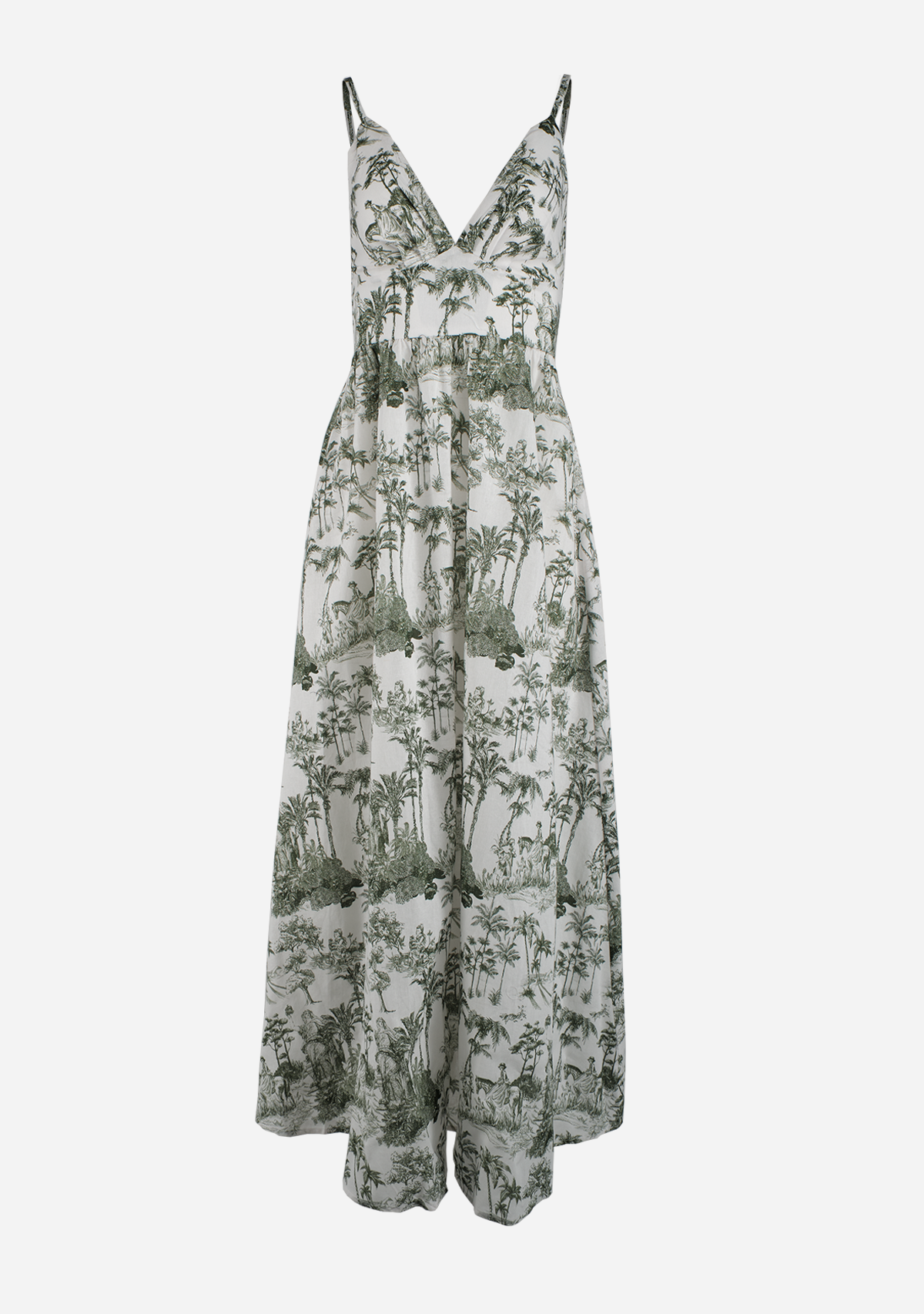 Thin Strap Smocked Back Waisted Maxi Dress