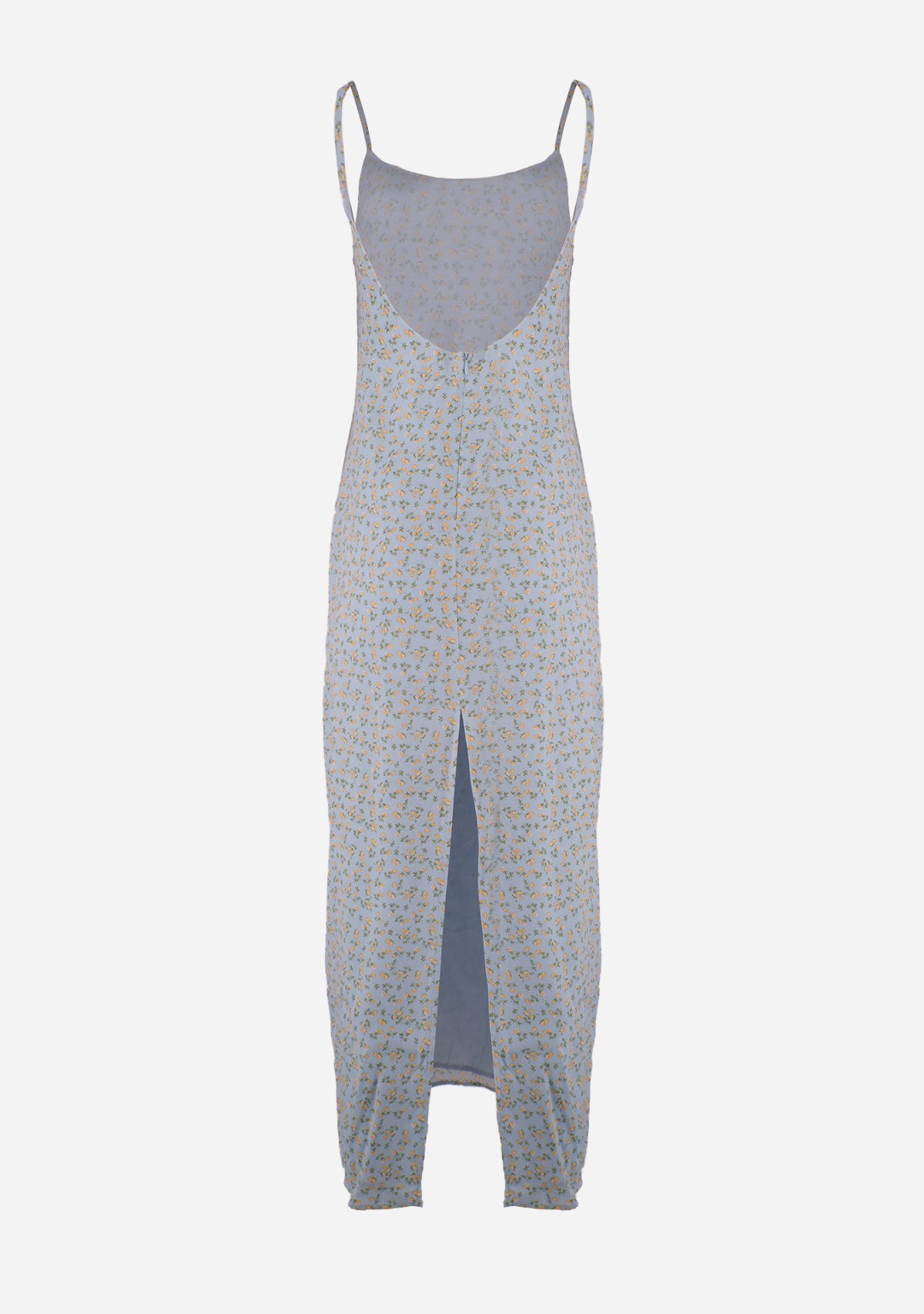 Simply The Best Floral Maxi Dress Baby Blue