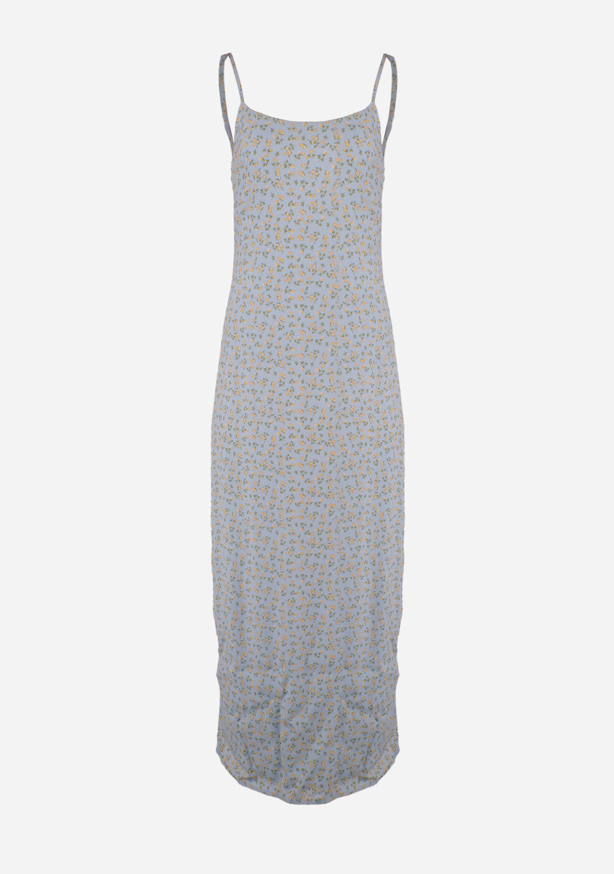 Simply The Best Floral Maxi Dress Baby Blue