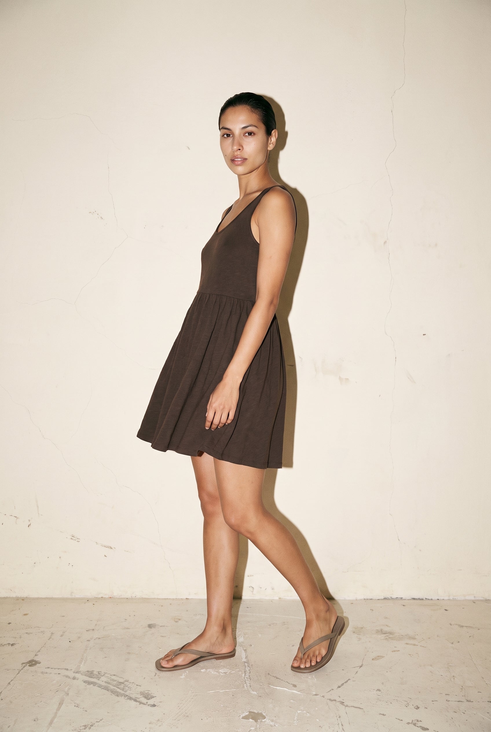 Jesse Mini Dress Coffee