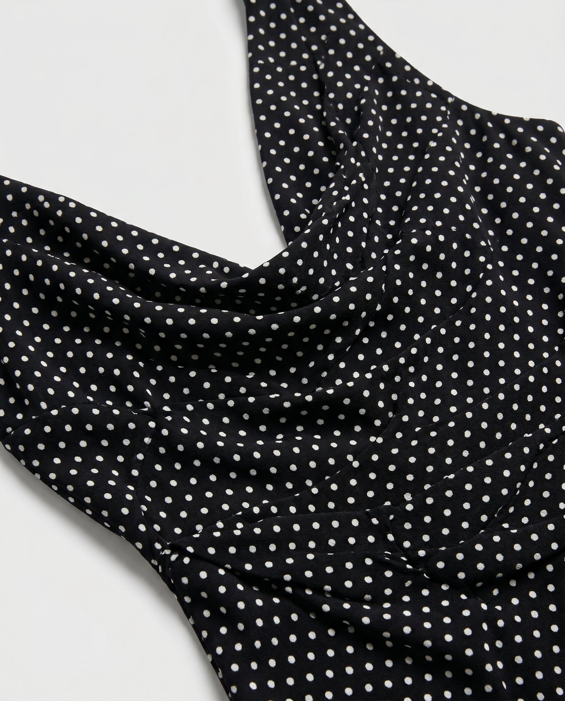 Polka Dot Dress Black/White