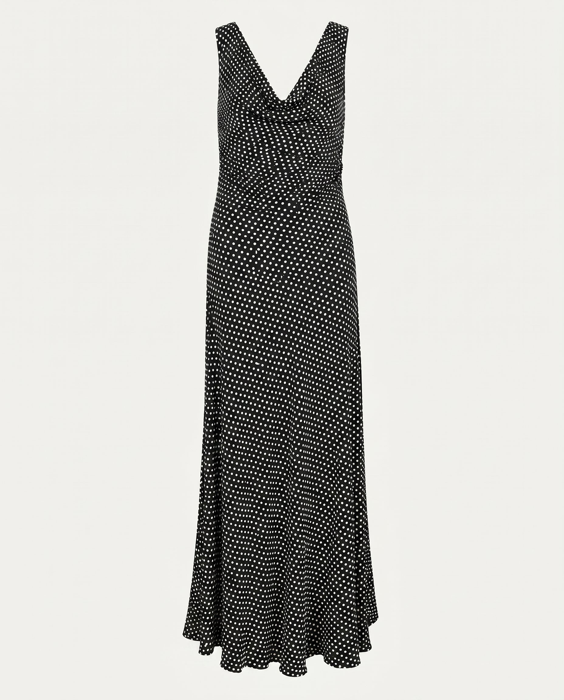 Polka Dot Dress Black/White