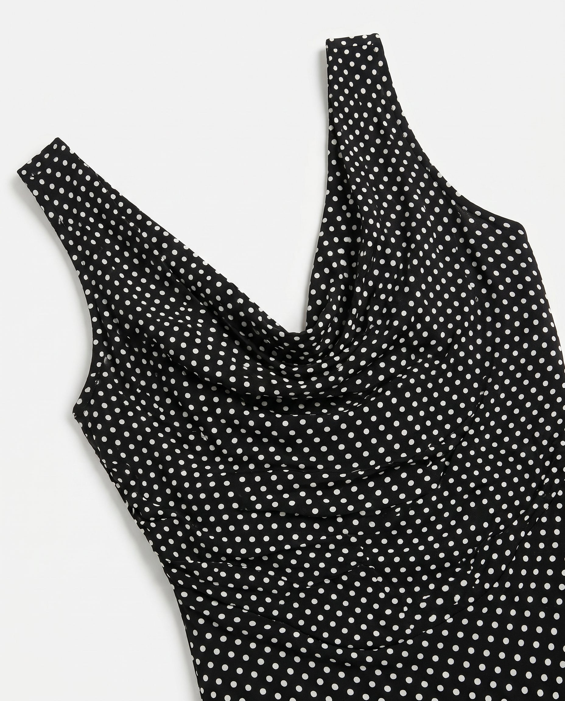 Polka Dot Dress Black/White