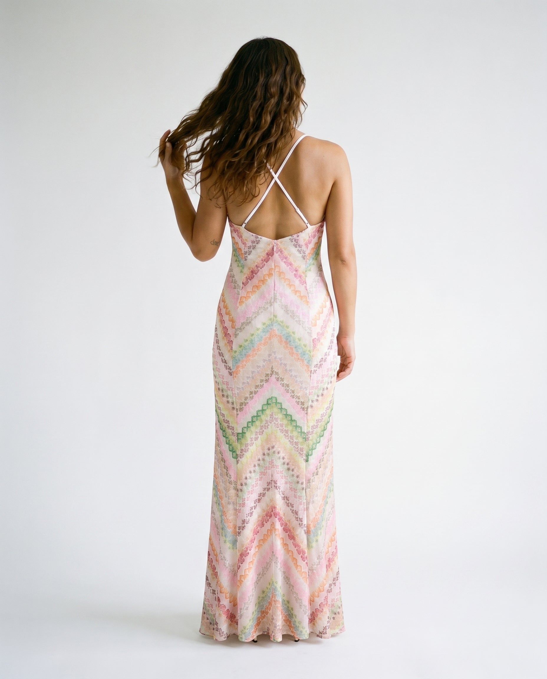 Patterned Maxi Dress Print