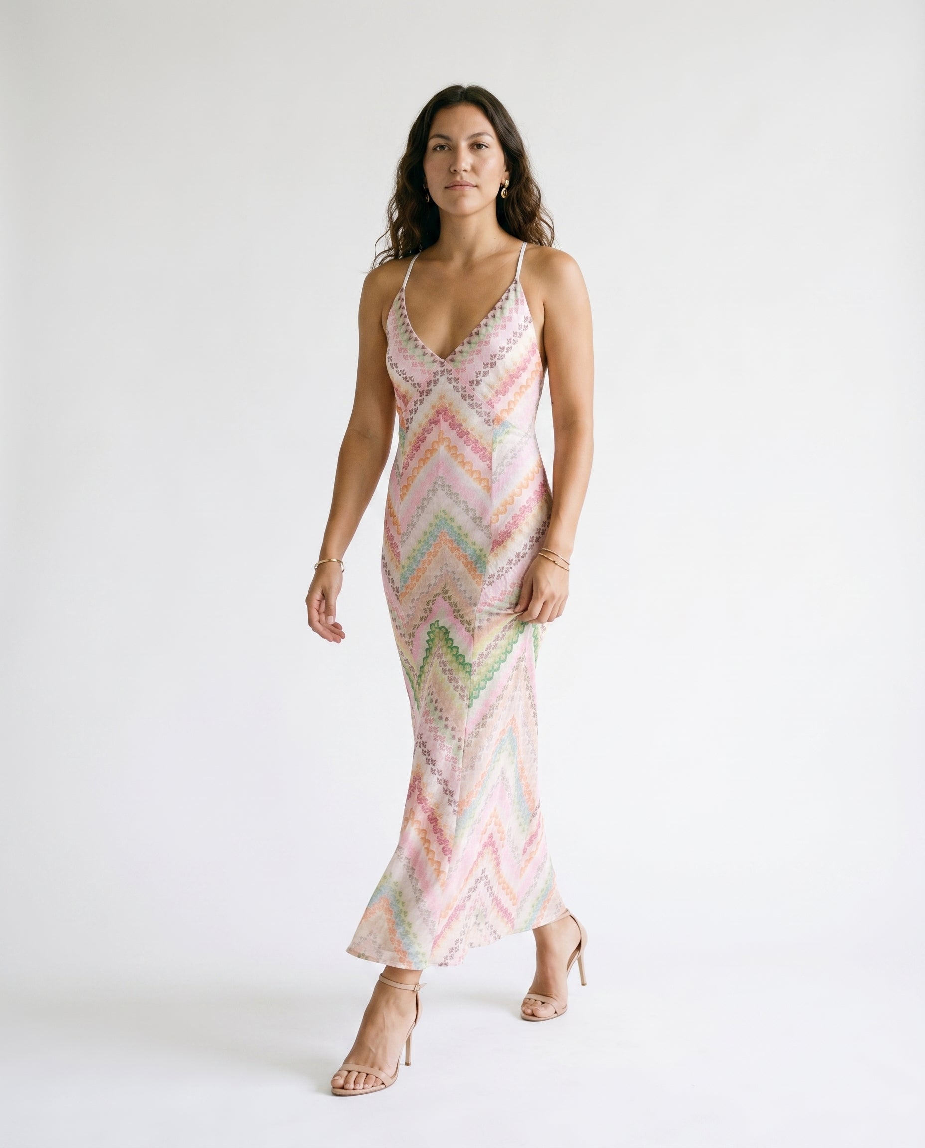 Patterned Maxi Dress Print