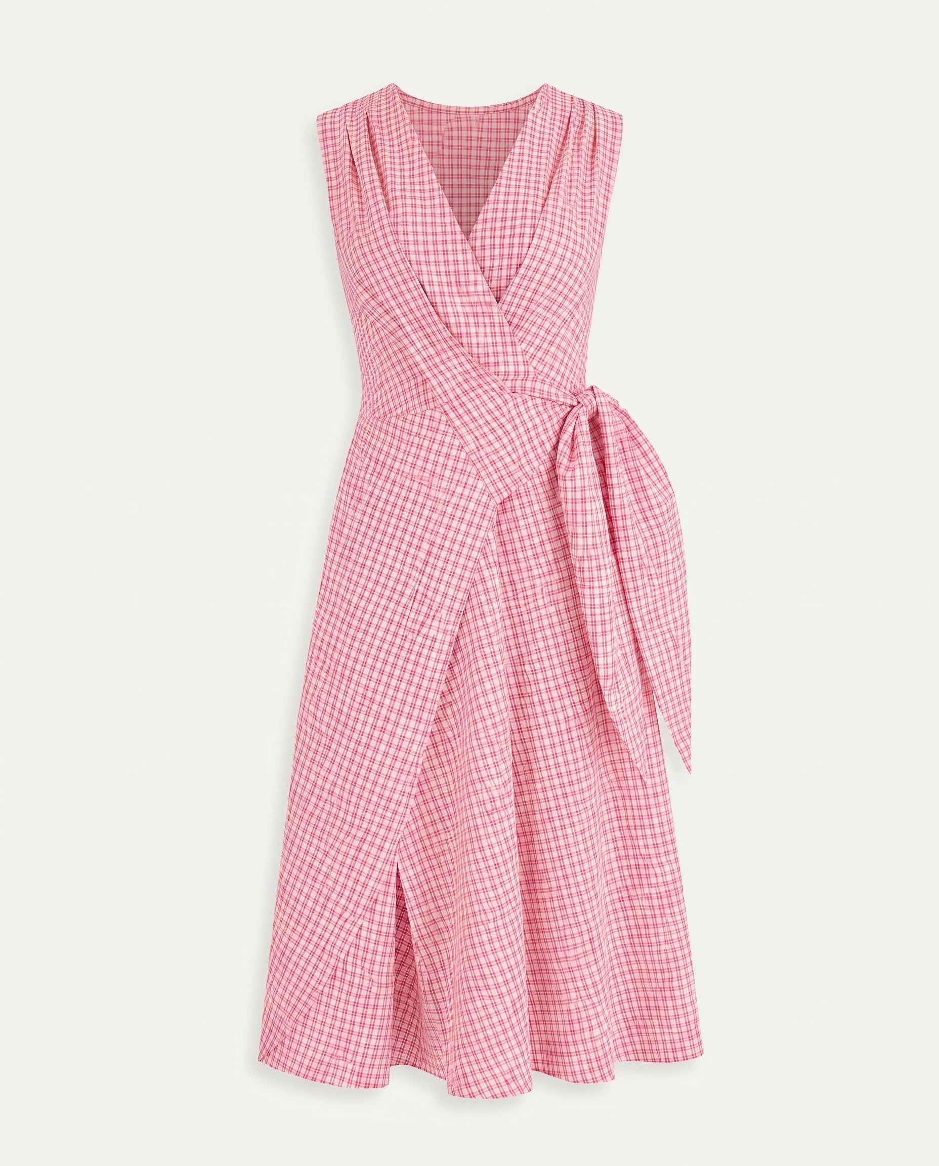 Red Gingham Midi
