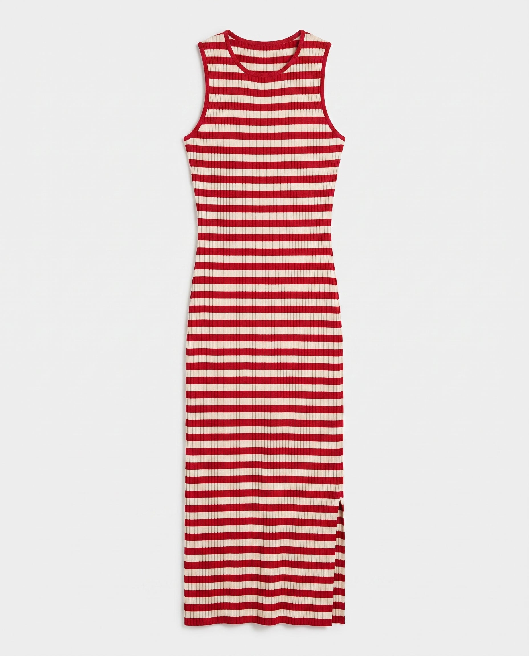 Red Striped Bodycon Dress Red Stripe