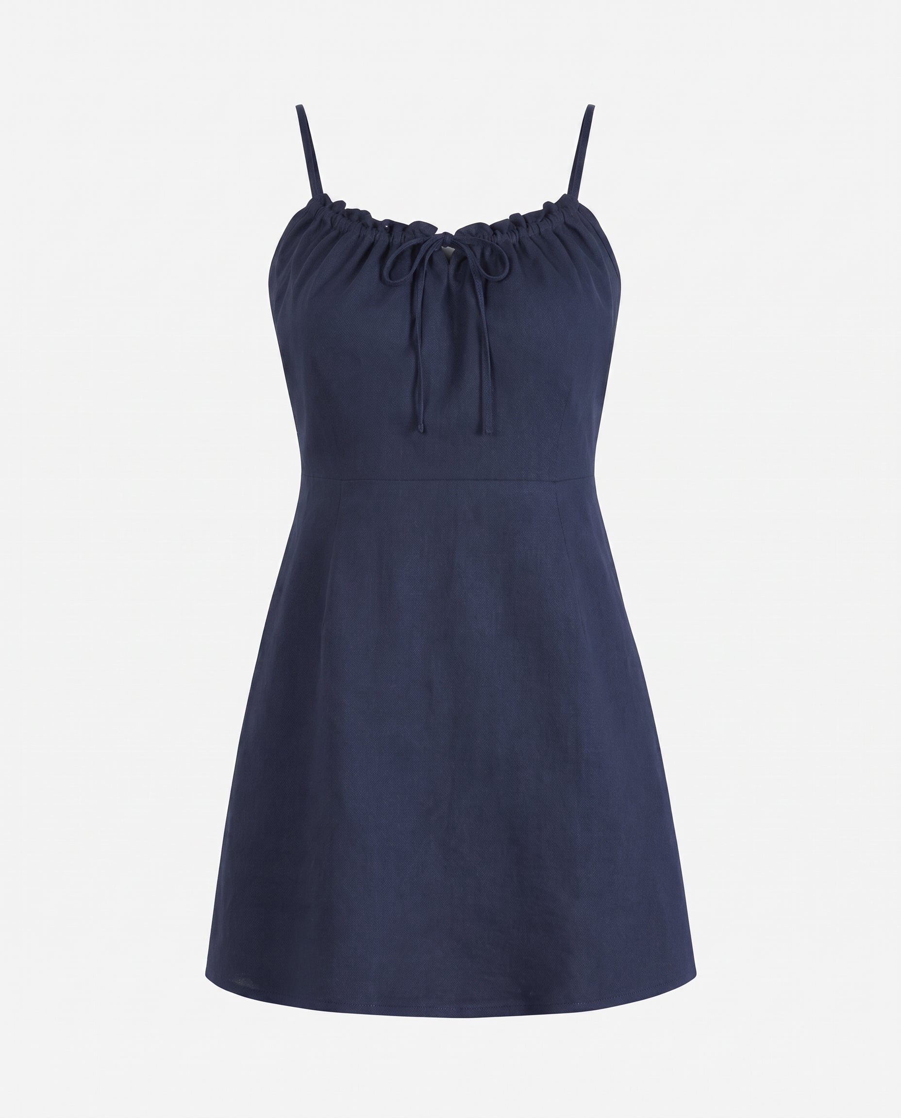 Clean Line Mini Dress Navy