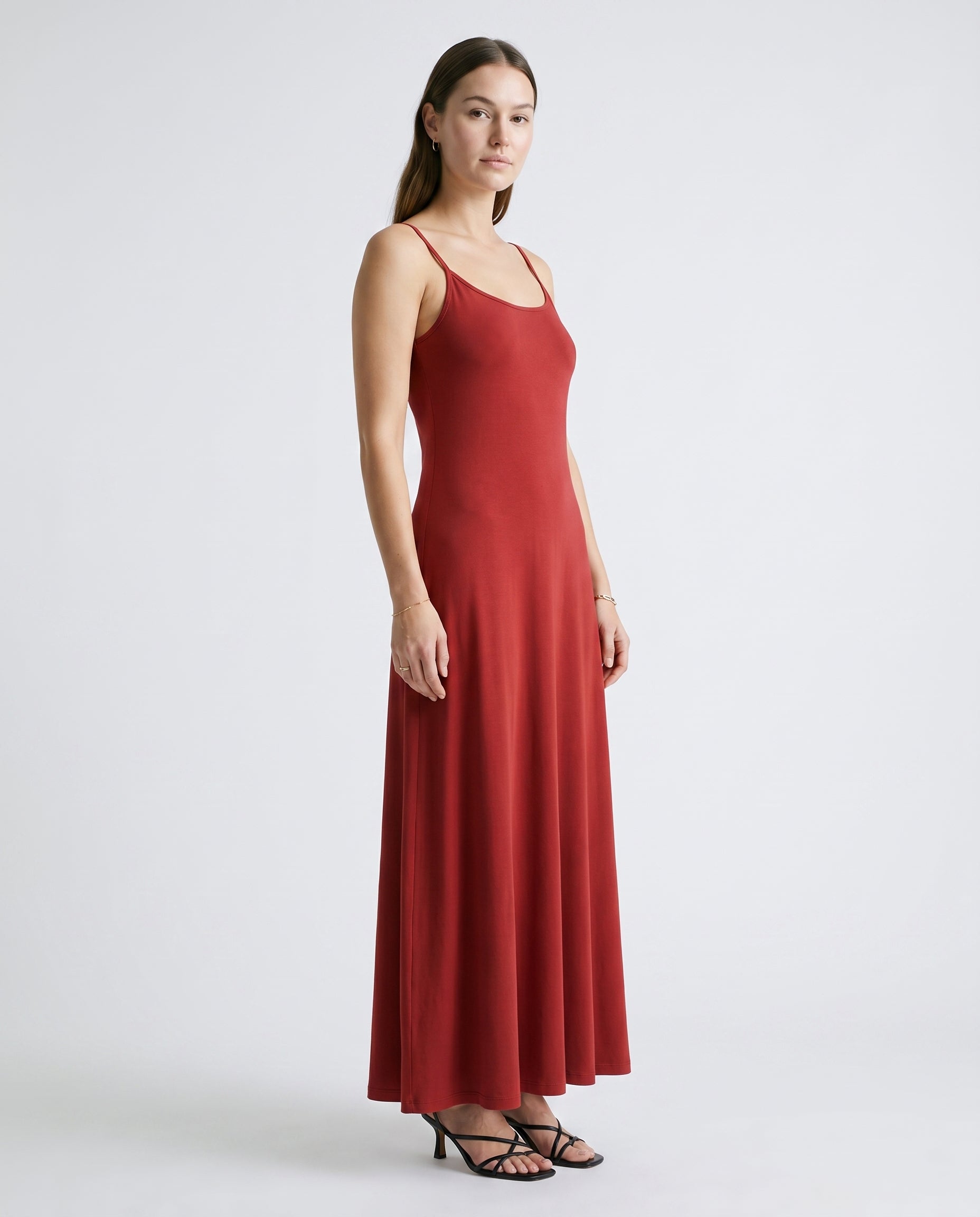 Flowy Maxi Dress Red
