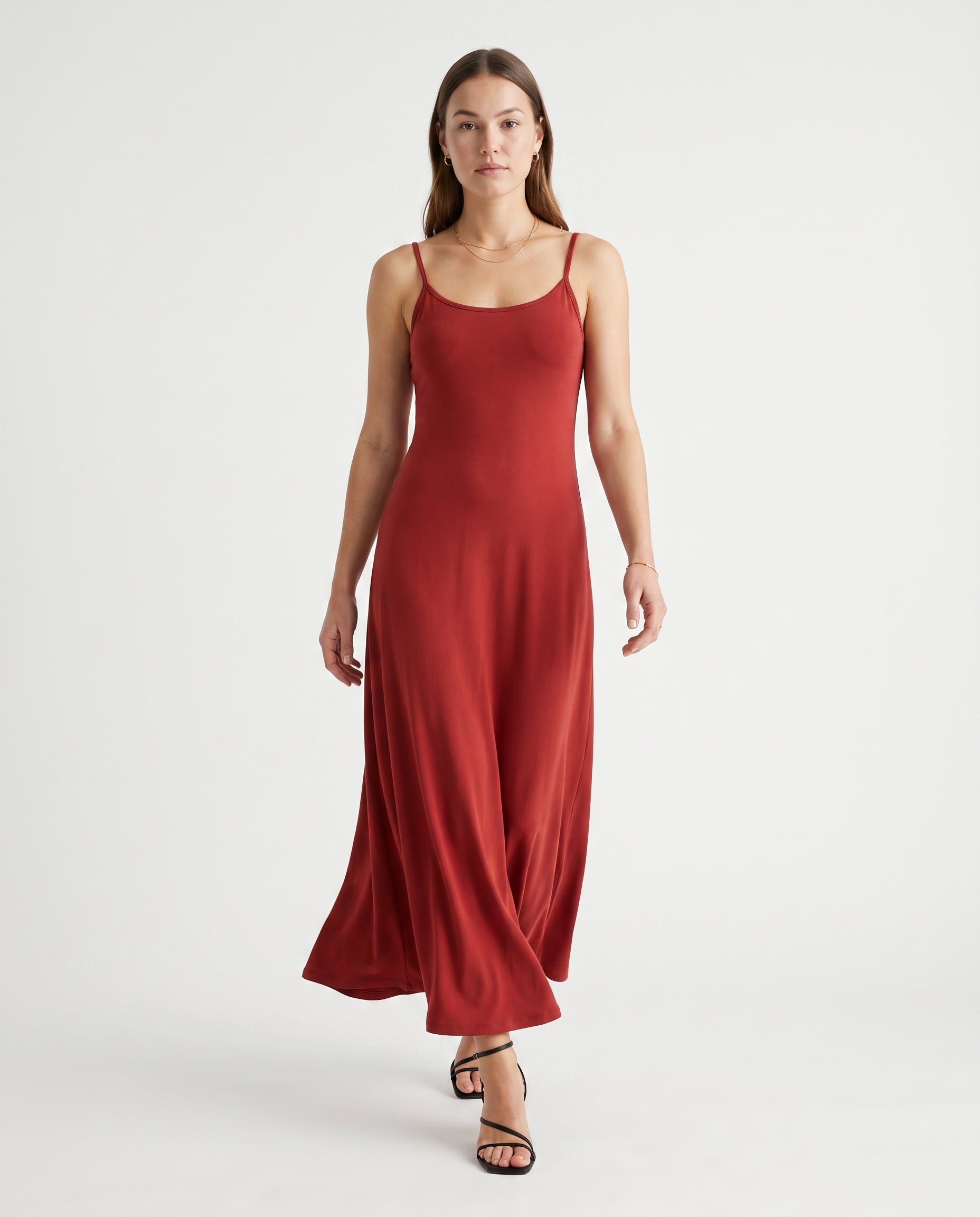 Flowy Maxi Dress Red