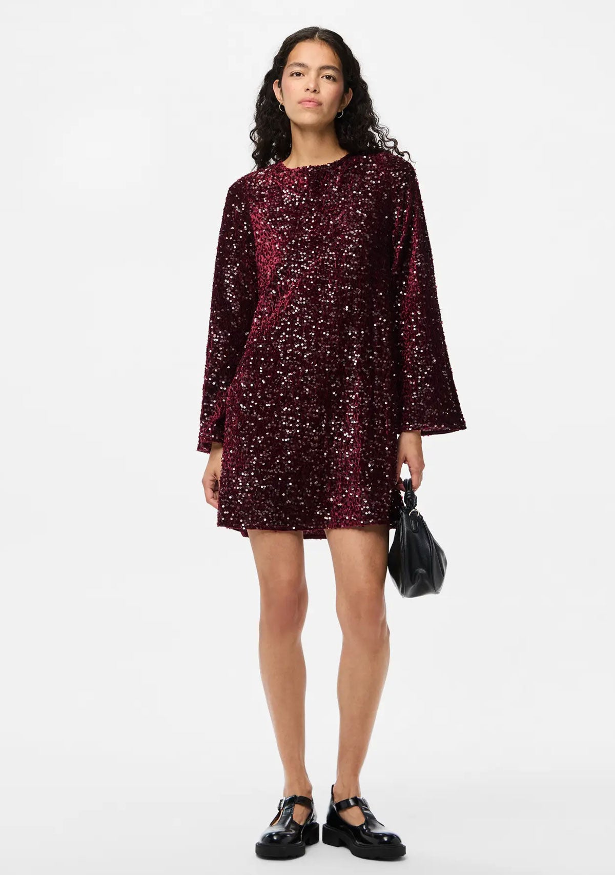 PCKam Ls Deep Back Bow Dress Jrs Noos Bc