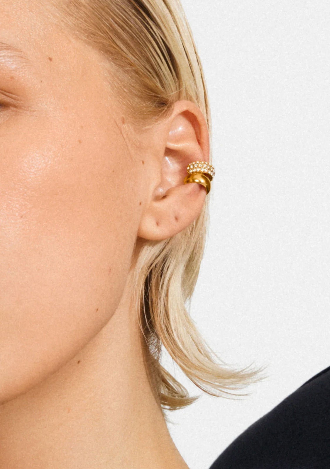 Hudsyn Ear Cuff, 2-In-1 Set, Gold