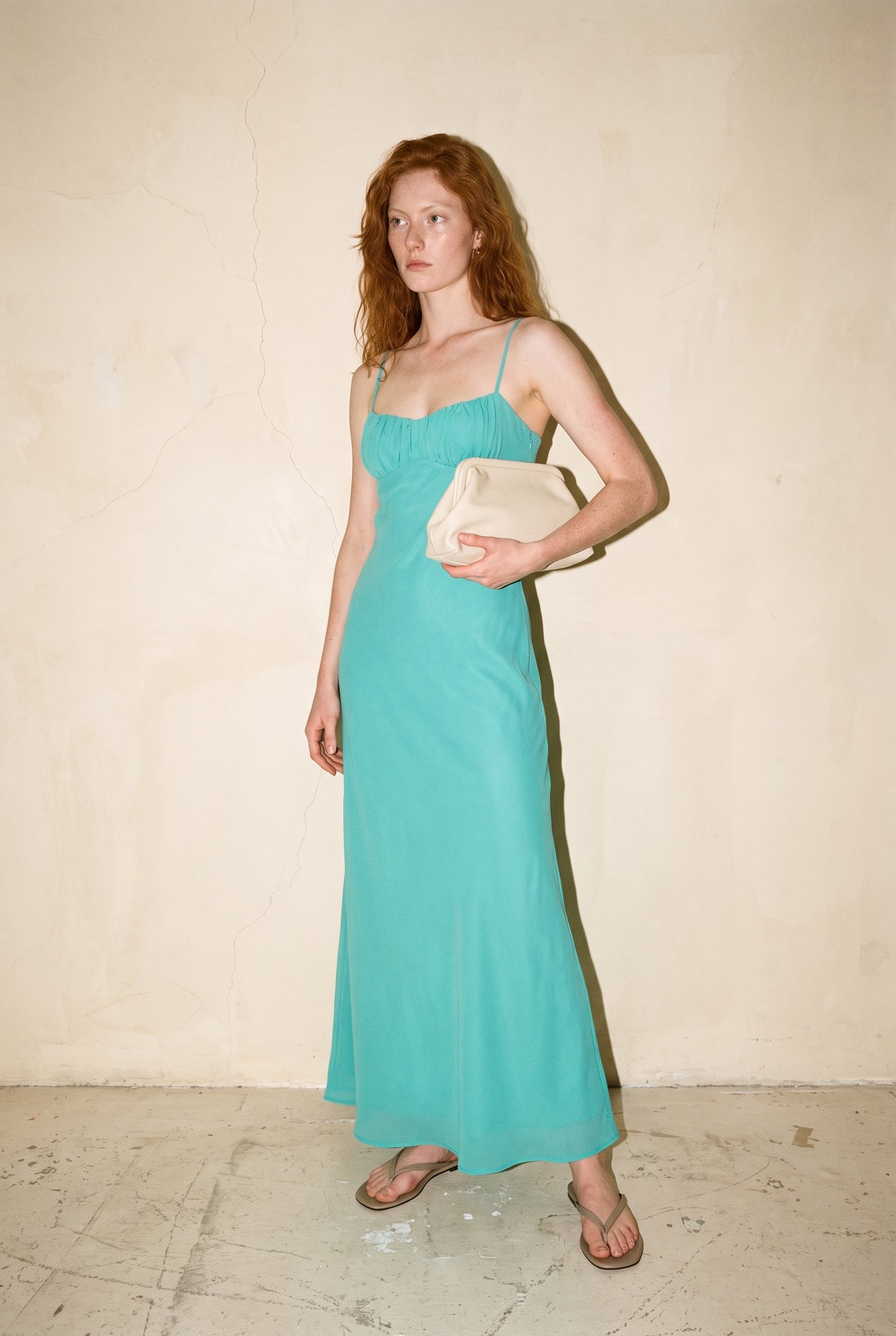 Nerida Twist Back Maxi Dress Jelly Mint