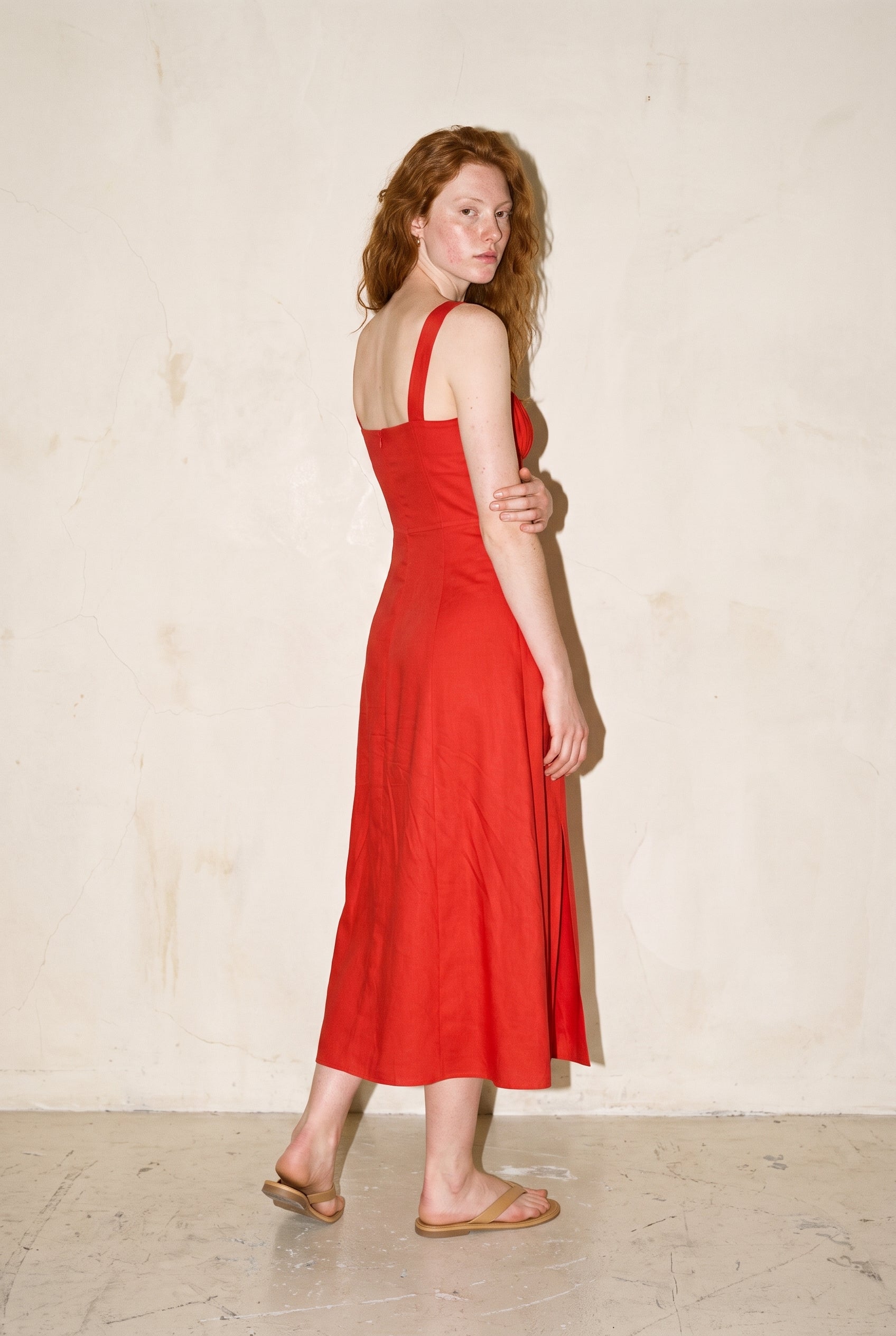 Heaven Sent Corset Sweetheart Dress Red Rouge