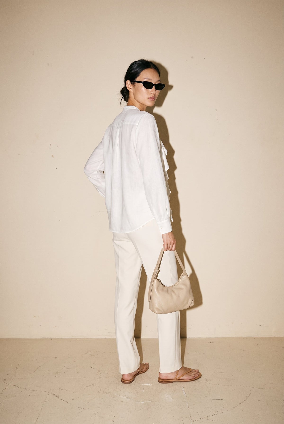 Sand Flow Blouse Beige ALTAR