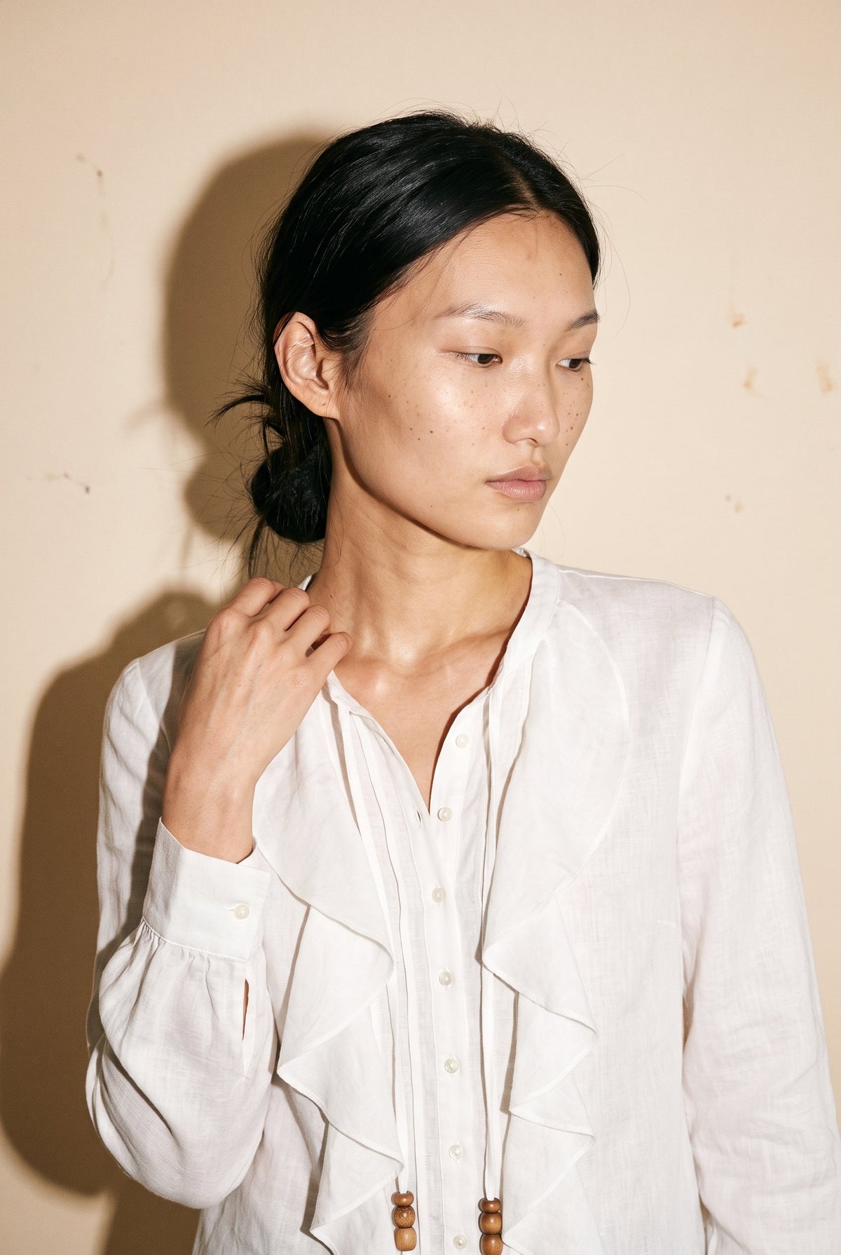 Sand Flow Blouse Beige ALTAR