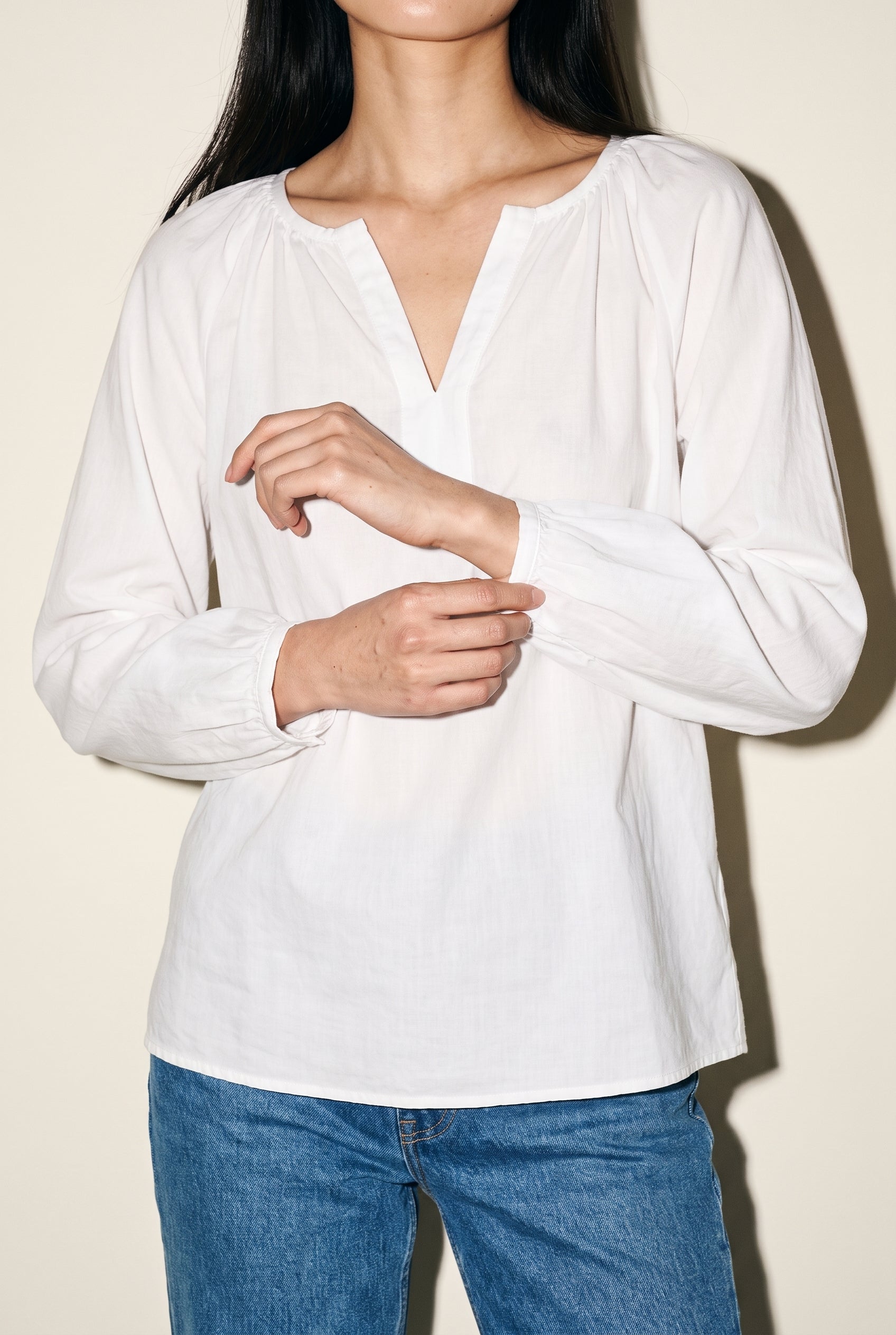 Soft Drape Blouse White 29 28