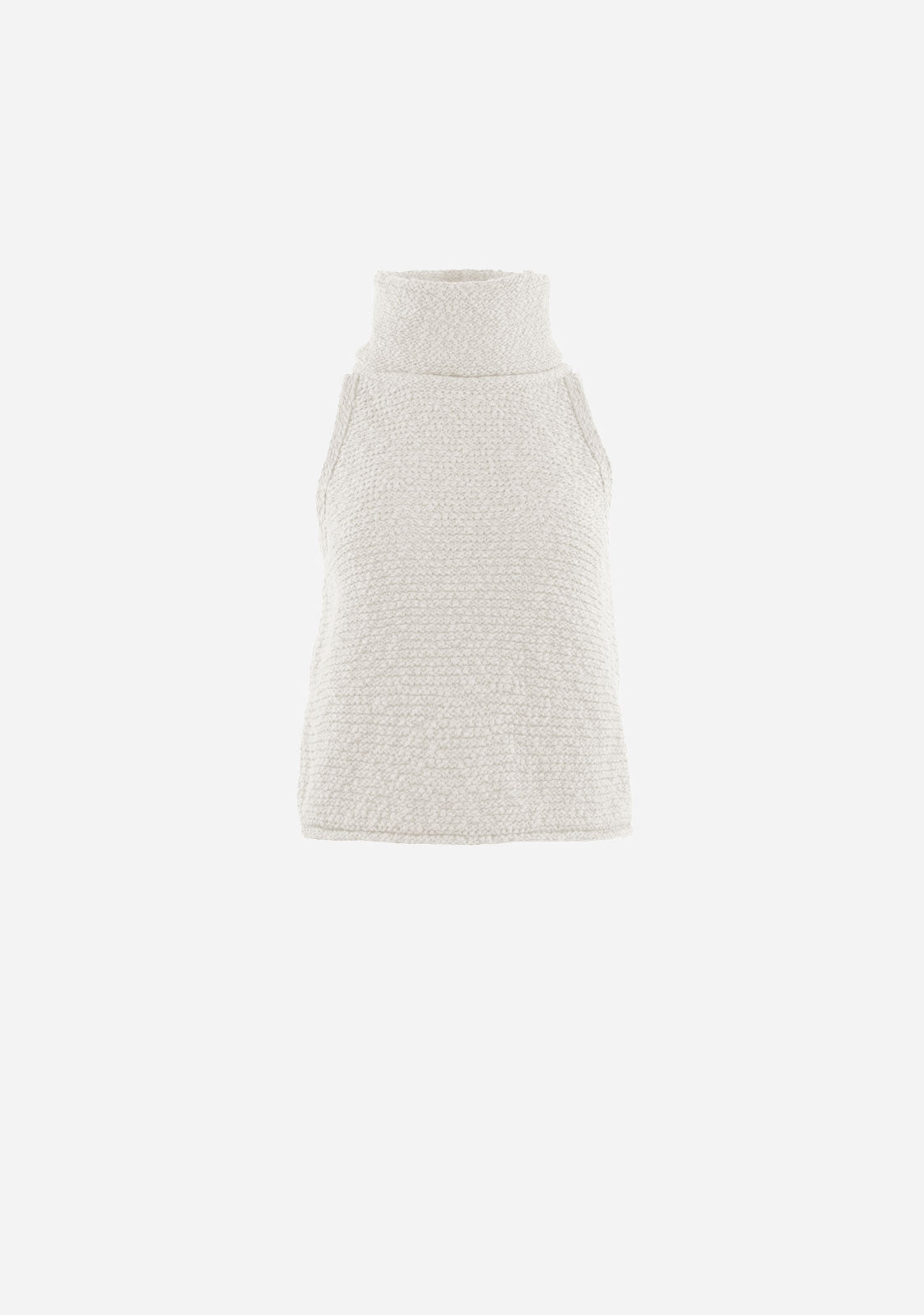 Salma Turtle Neck Top Ivory